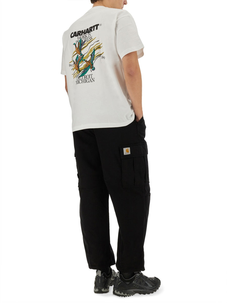 CARHARTT WIP Logo T-Shirt for Men - Size L