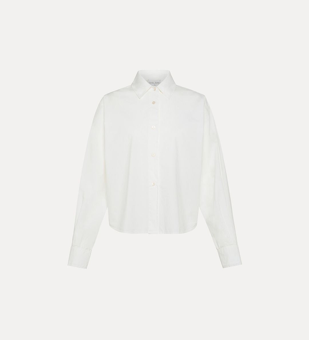 FORTE FORTE Essential Cotton Poplin Boxy Shirt for Women
