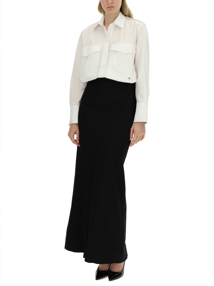 VICTORIA BECKHAM Oversize Pocket Shirt - Size 8