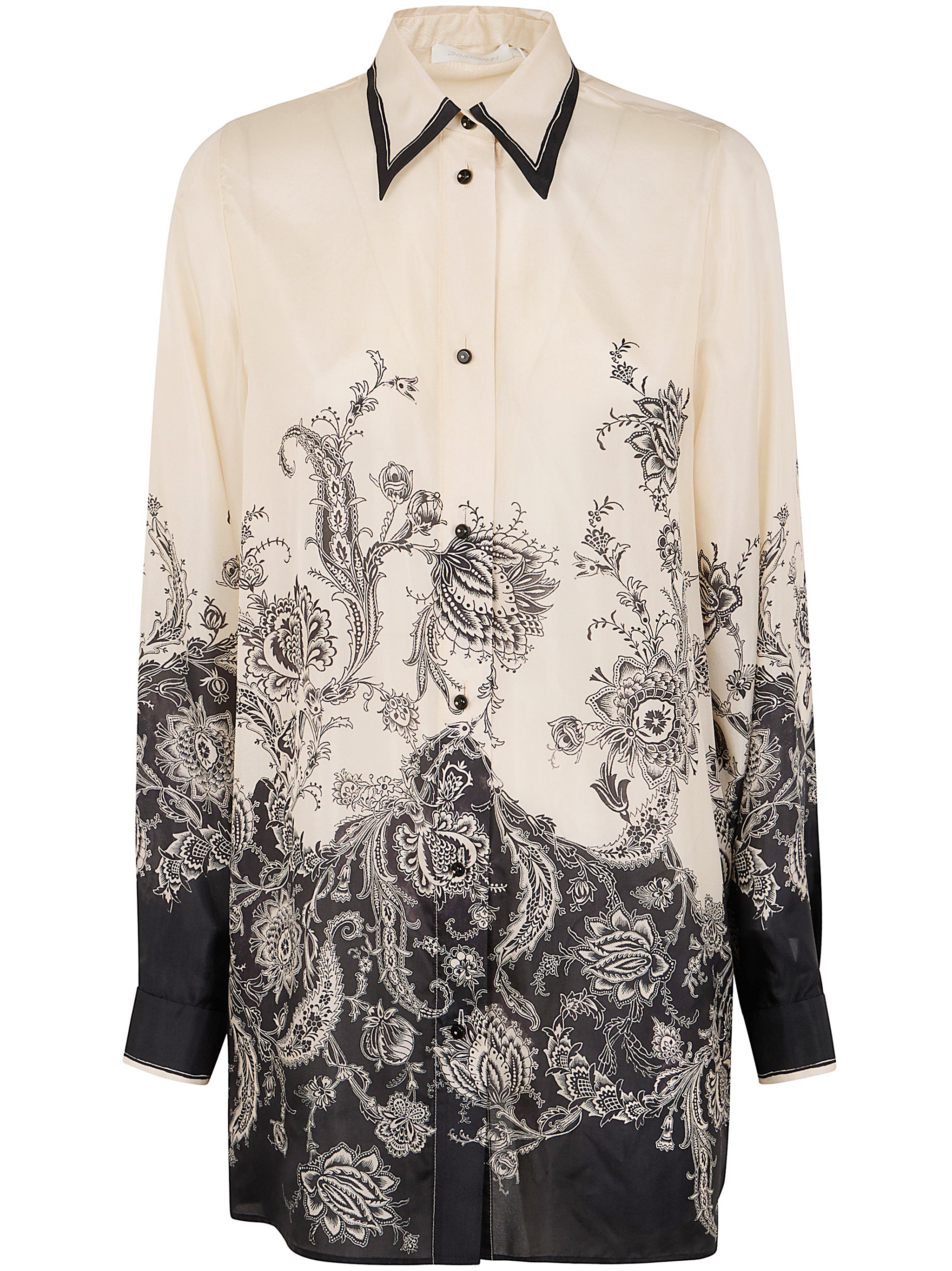 ZIMMERMANN Rhiannon Relaxed Silk Shirt