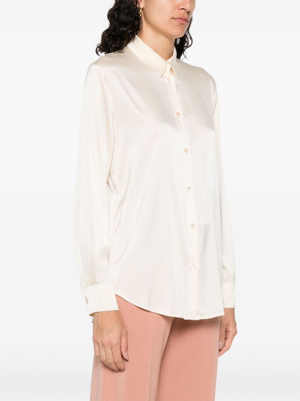 FORTE FORTE Silk Button-Up Shirt for Women