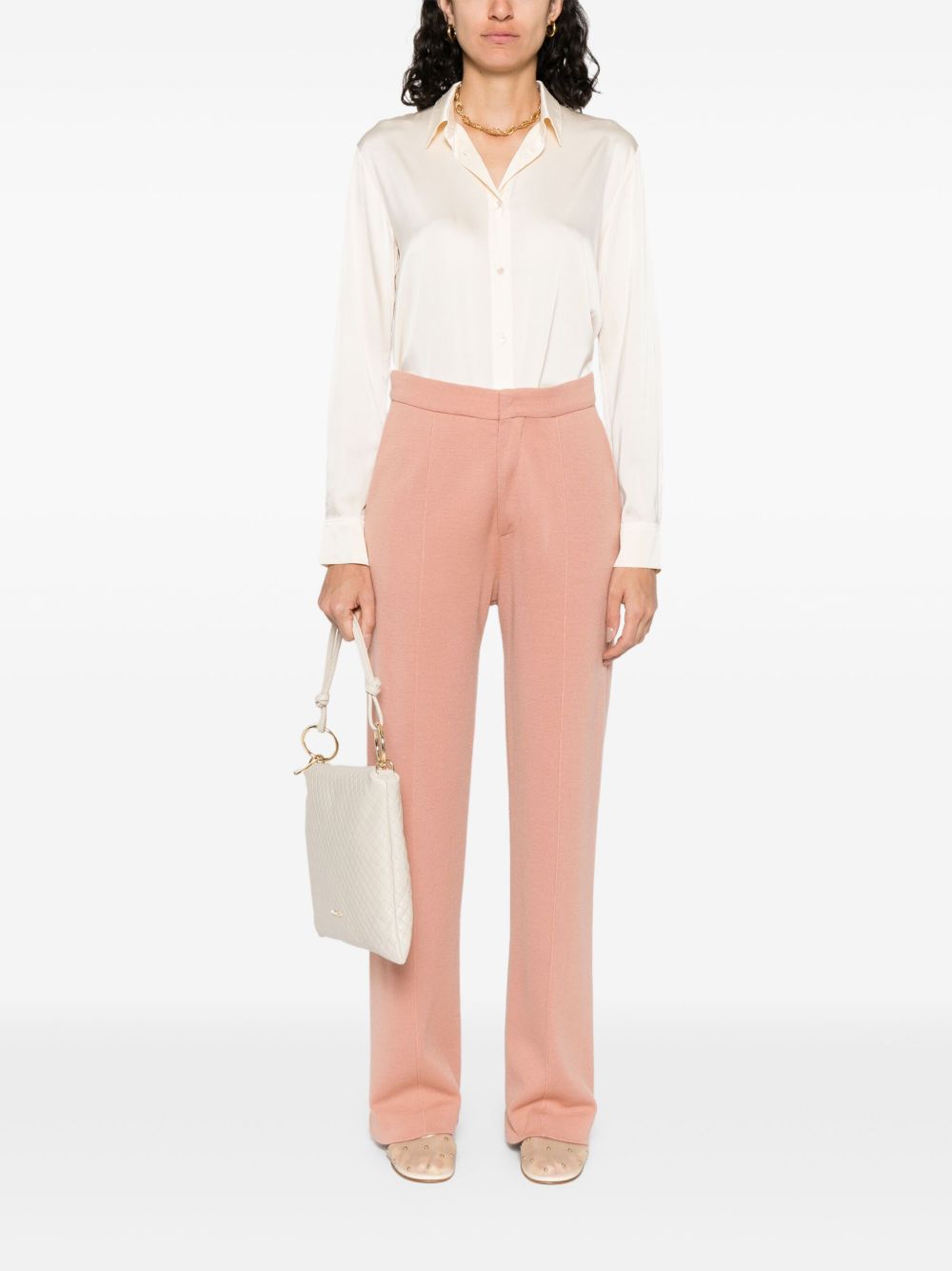 FORTE FORTE Silk Button-Up Shirt for Women