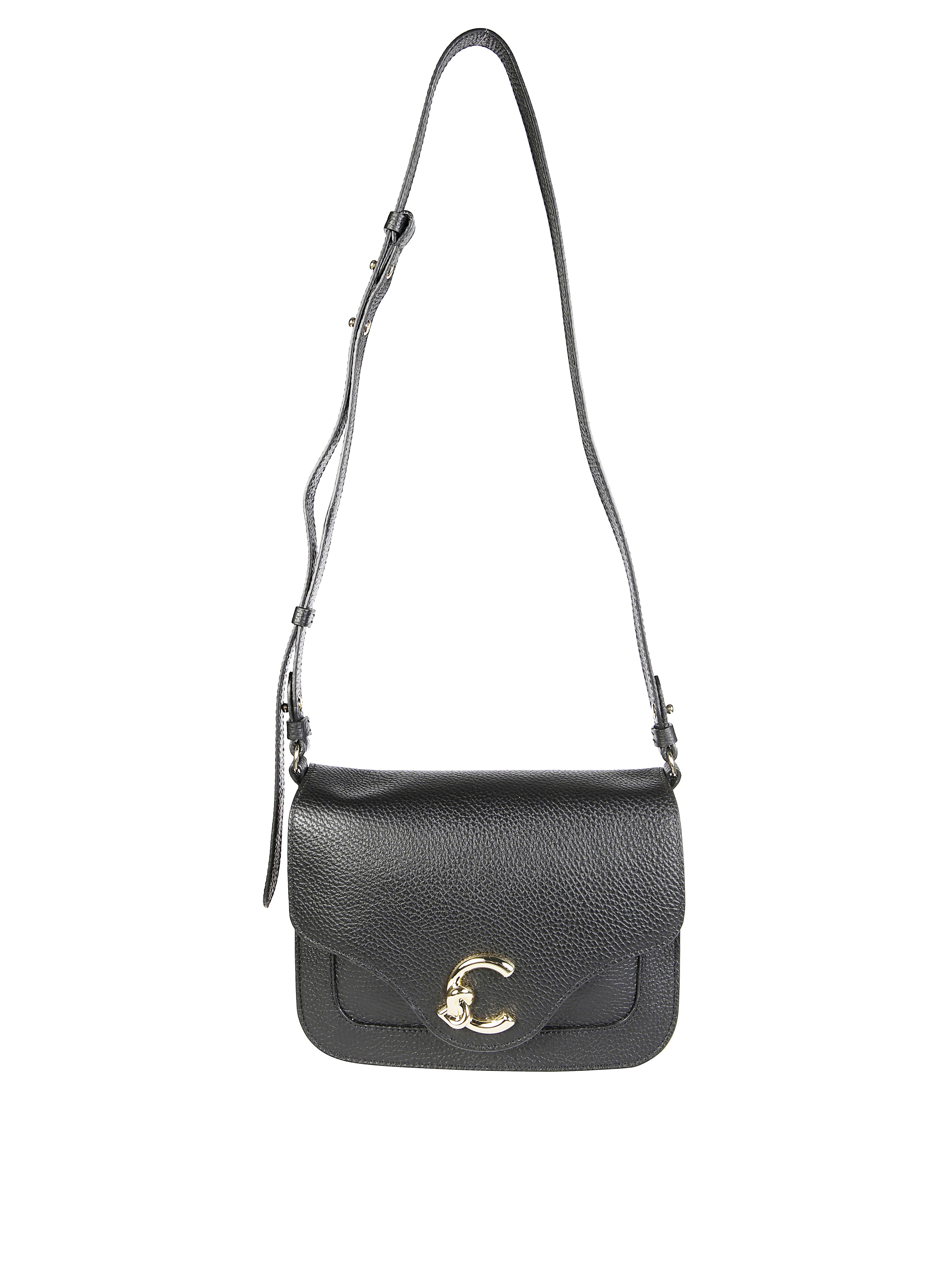 COCCINELLE Adjustable Crossbody Bag with Metallic Logo