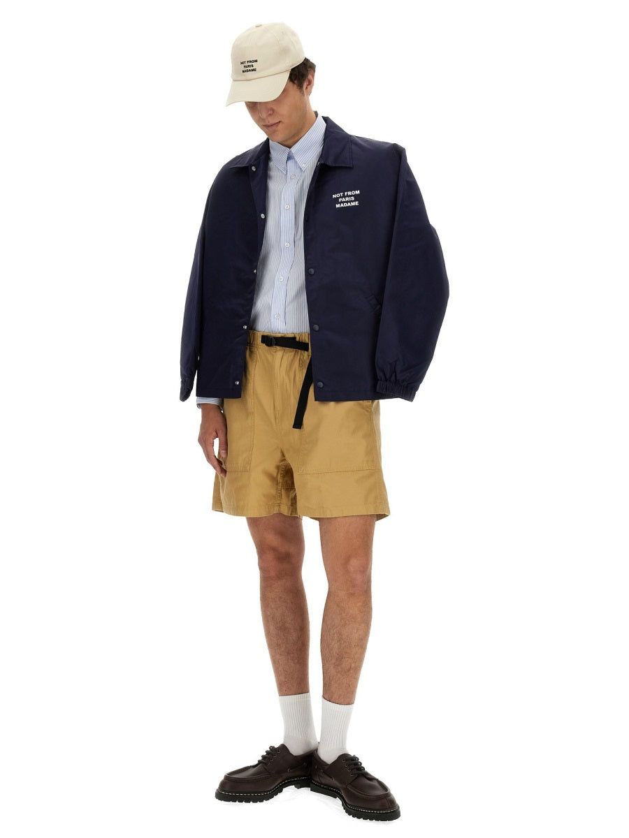 DRÔLE DE MONSIEUR Stylish Slogan Jacket - Size L