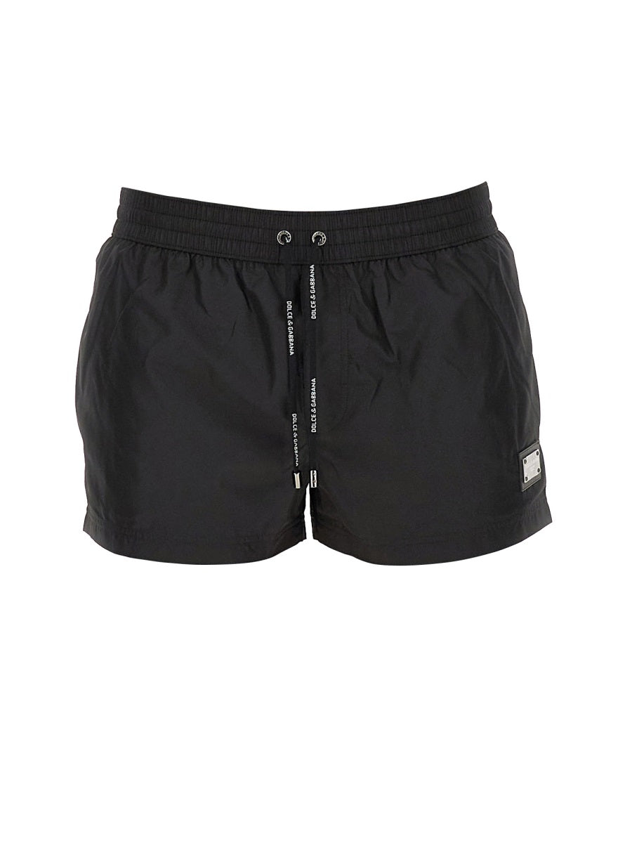DOLCE & GABBANA Men's Boxer Swimshorts - Regular Fit
