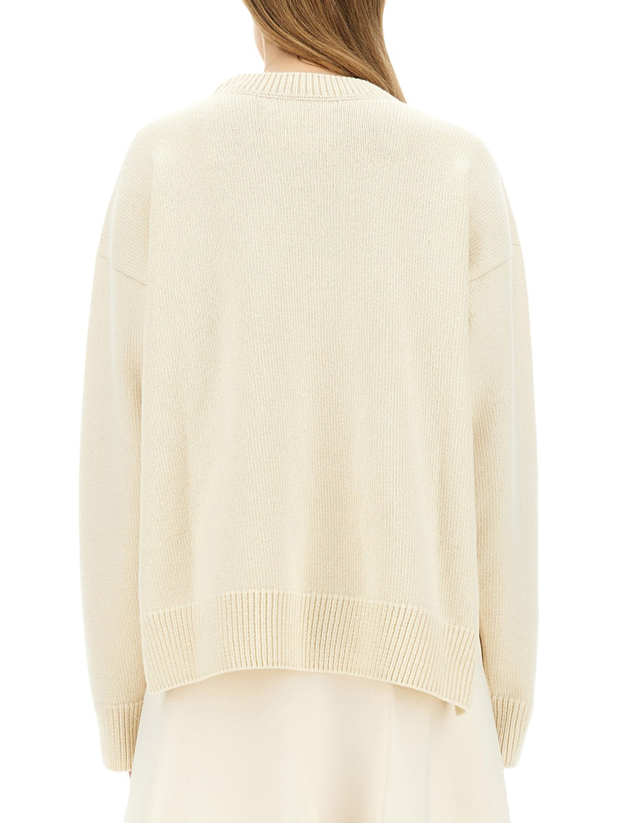 JIL SANDER Wool Sweater - Regular Fit Size 36