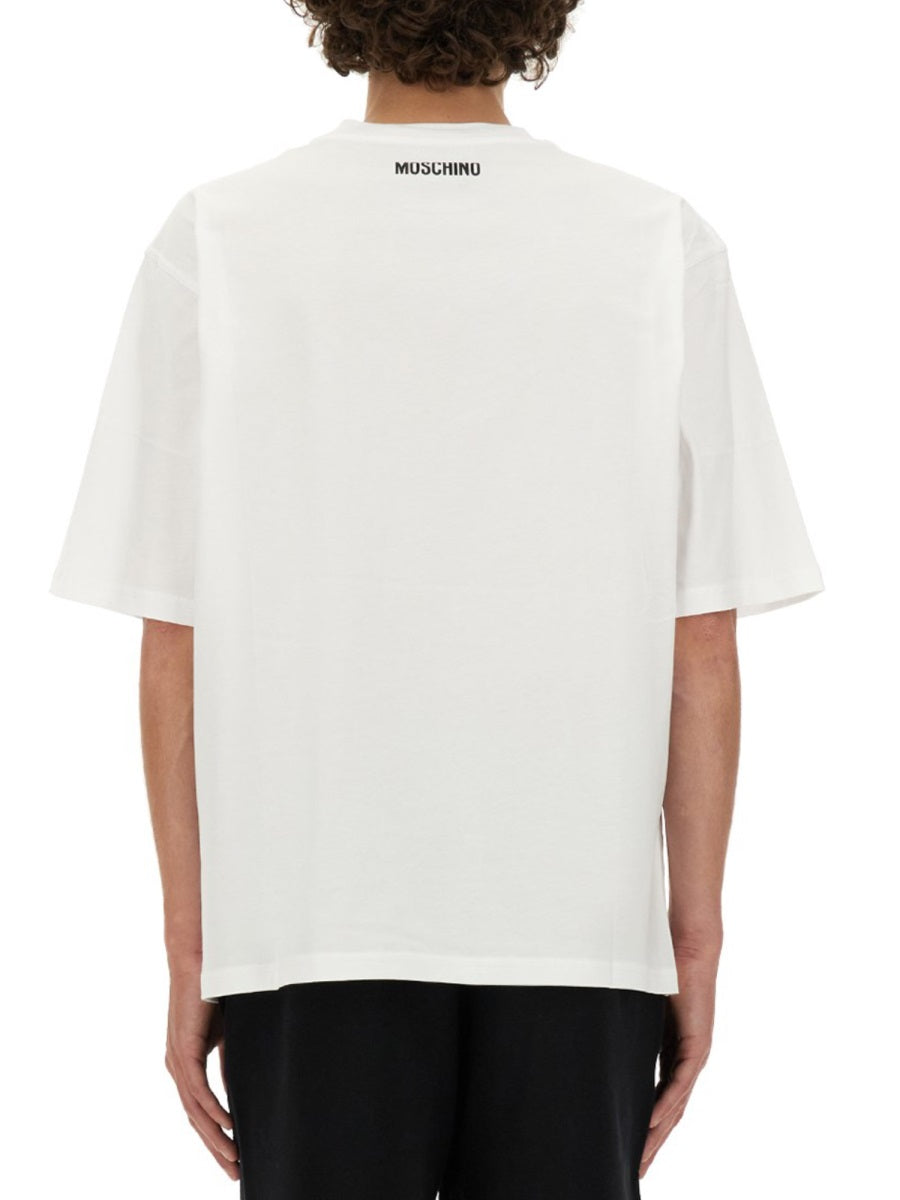 MOSCHINO Classic Logo T-Shirt - Size L