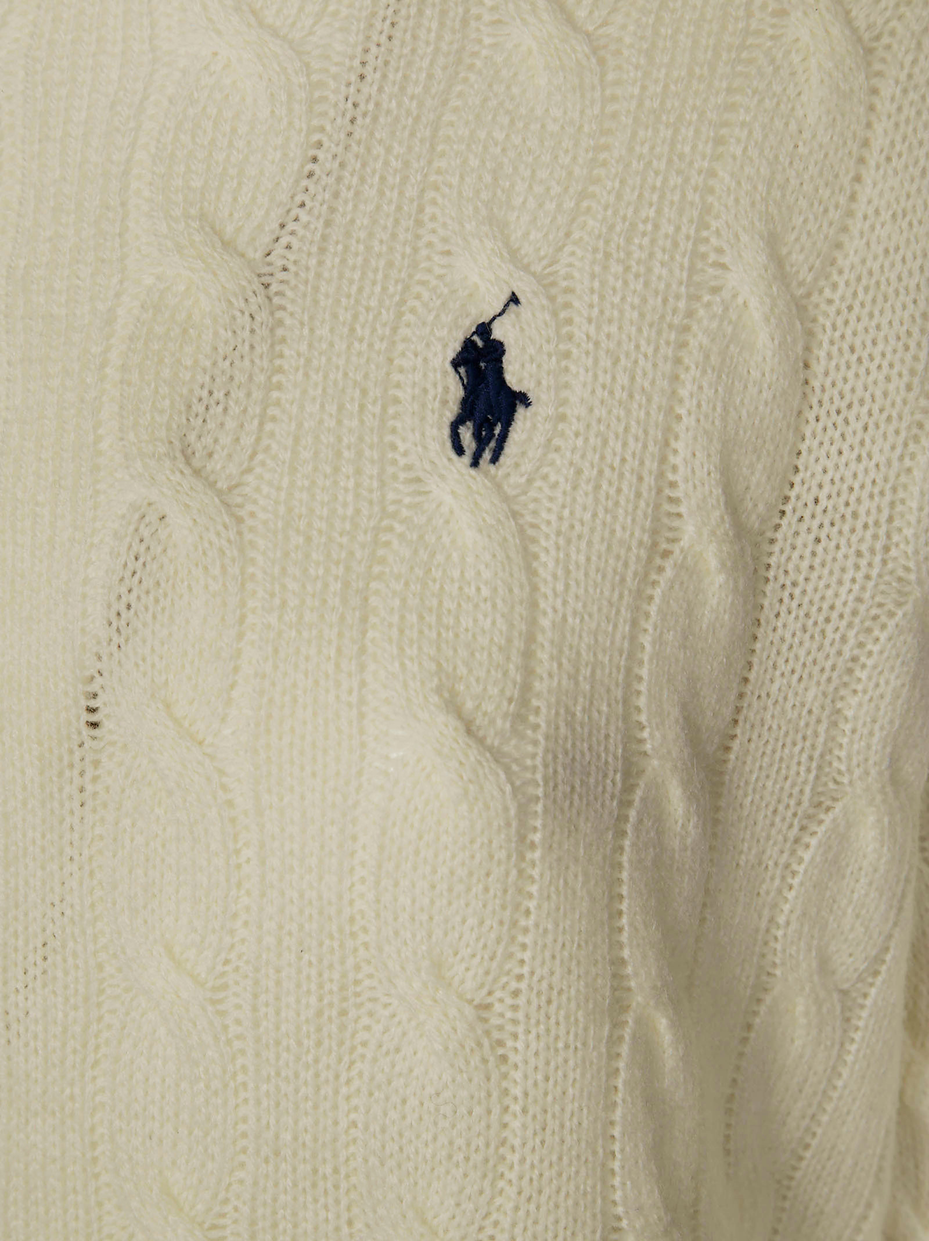 POLO RALPH LAUREN Men's V-Neck Cable Knit Sweater
