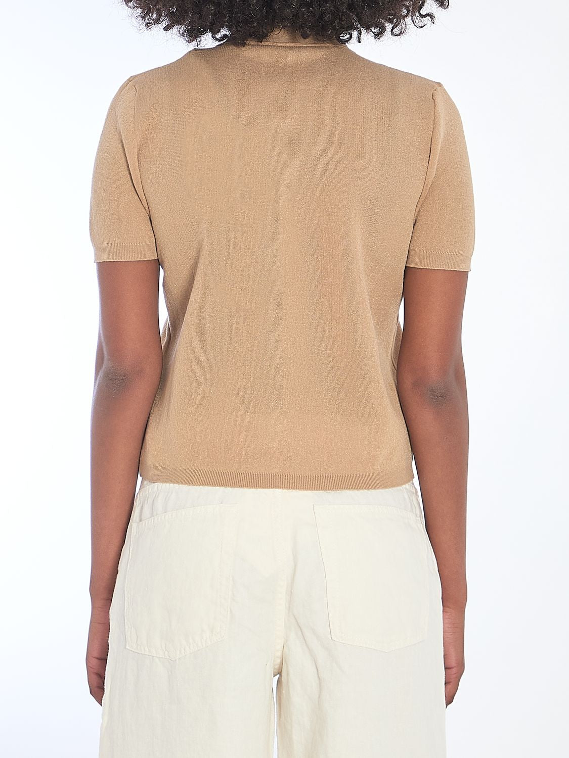 MONCLER Embroidered Logo Polo Shirt - Slim Fit S