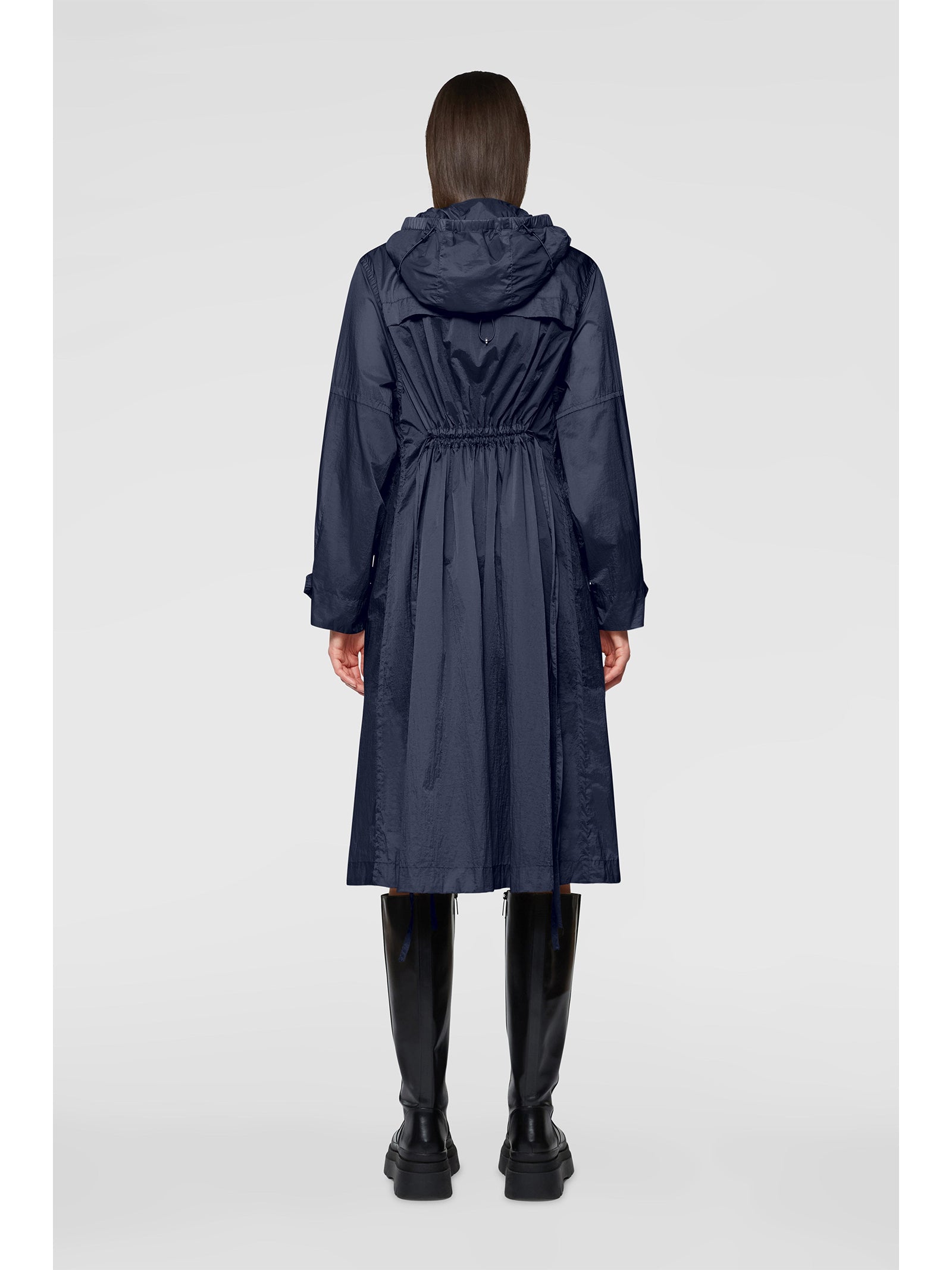 ADD Women's Long Parka Jacket with Hood