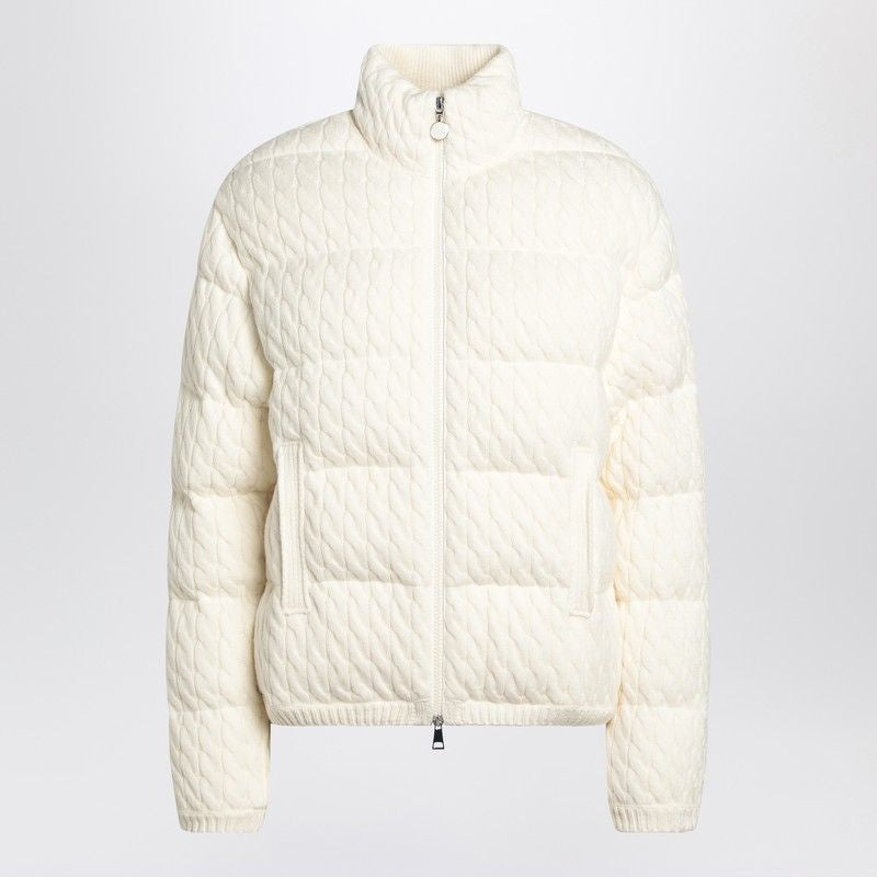 MONCLER Women's Mini Puffer Jacket with Braided Design