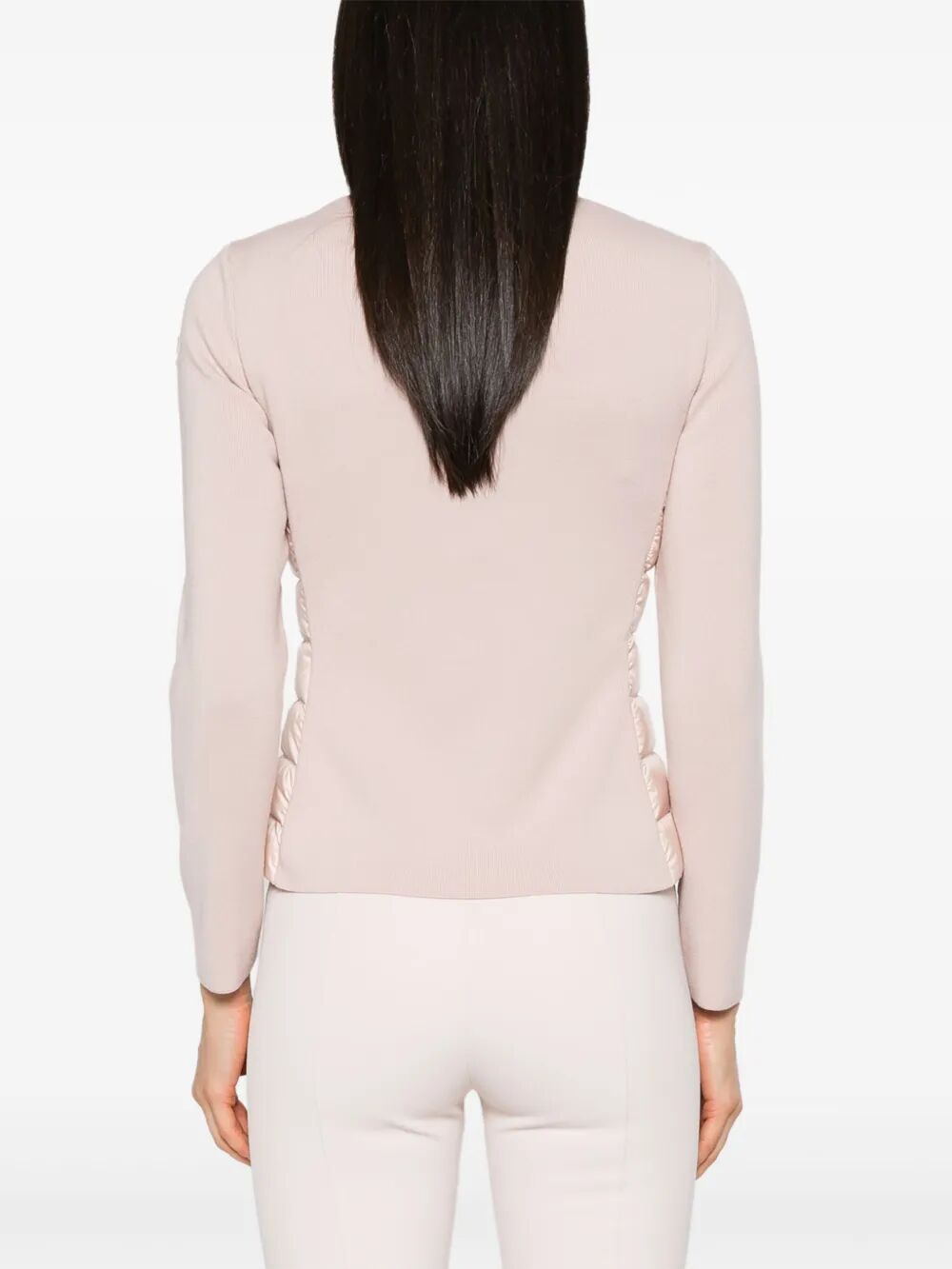 MONCLER Padded Wool Zip Up Cardigan