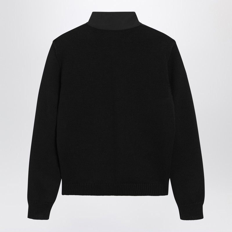 MONCLER Lightweight Jacket with Wool Sleeves