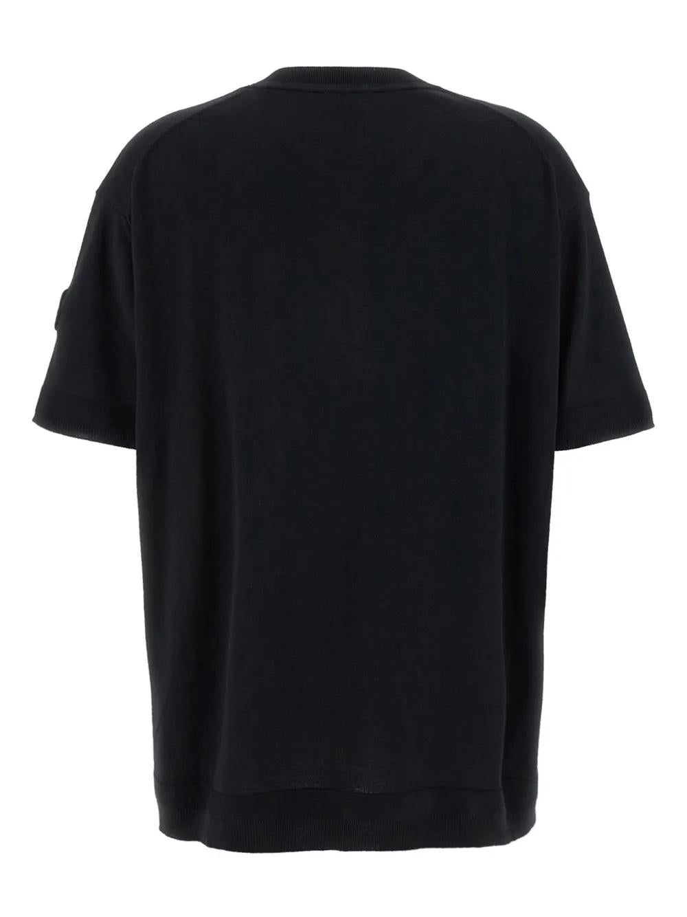 MONCLER Silk-Cotton Knit Sweater - Size L