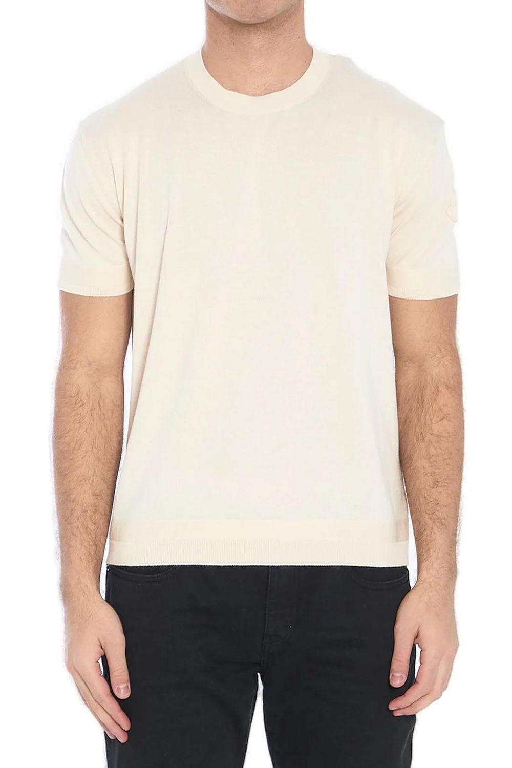 MONCLER Silk and Cotton Crewneck Sweater for Men - SS25