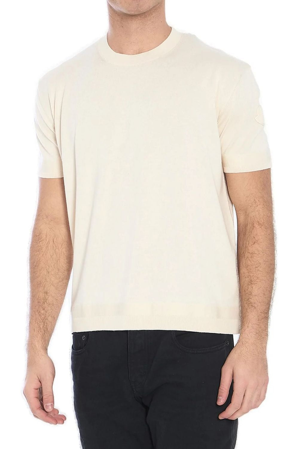 MONCLER Silk and Cotton Crewneck Sweater for Men - SS25