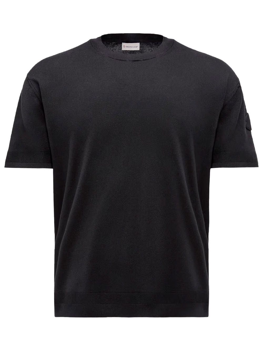 MONCLER Silk & Cotton Knit T-Shirt for Men