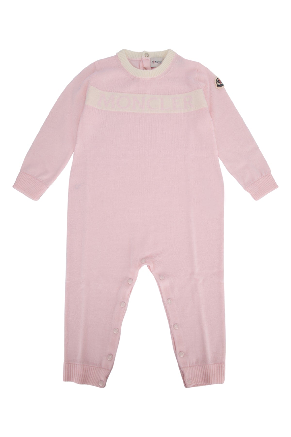 MONCLER KIDS Mini Knitted Jumpsuit for Girls