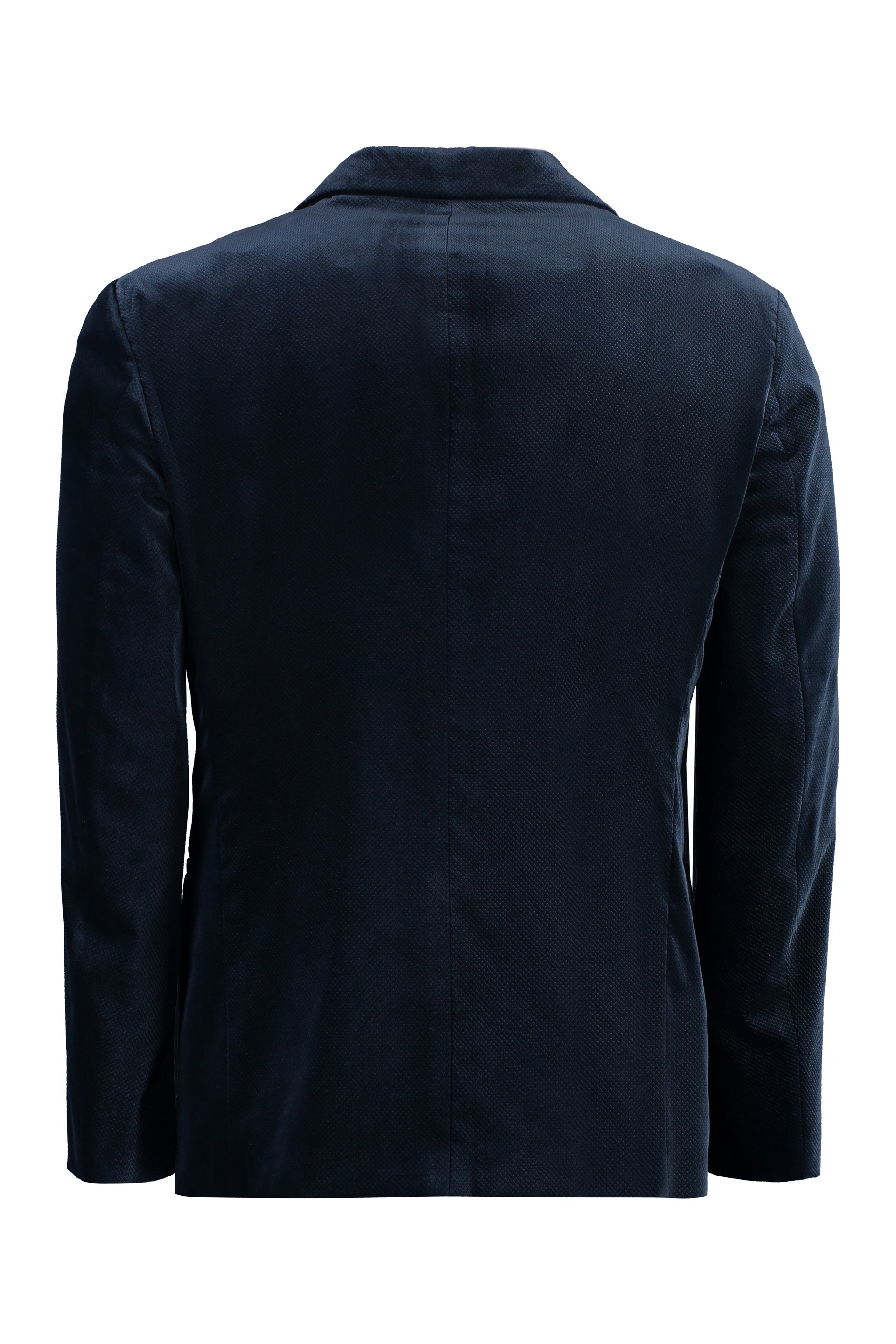 GIORGIO ARMANI Single-Breasted Velvet Jacket for Men