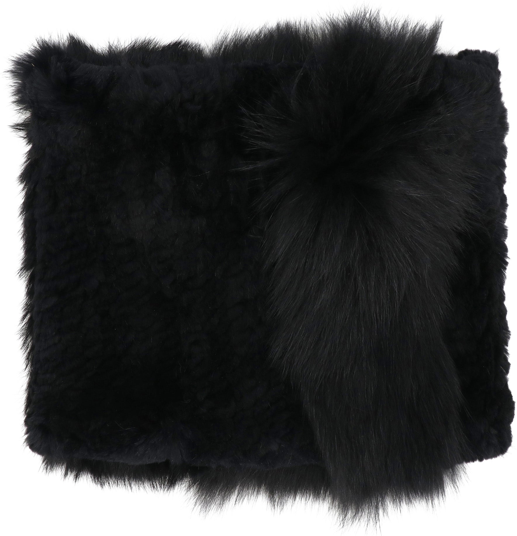 YVES SALOMON Luxurious Fur Neck Warmer
