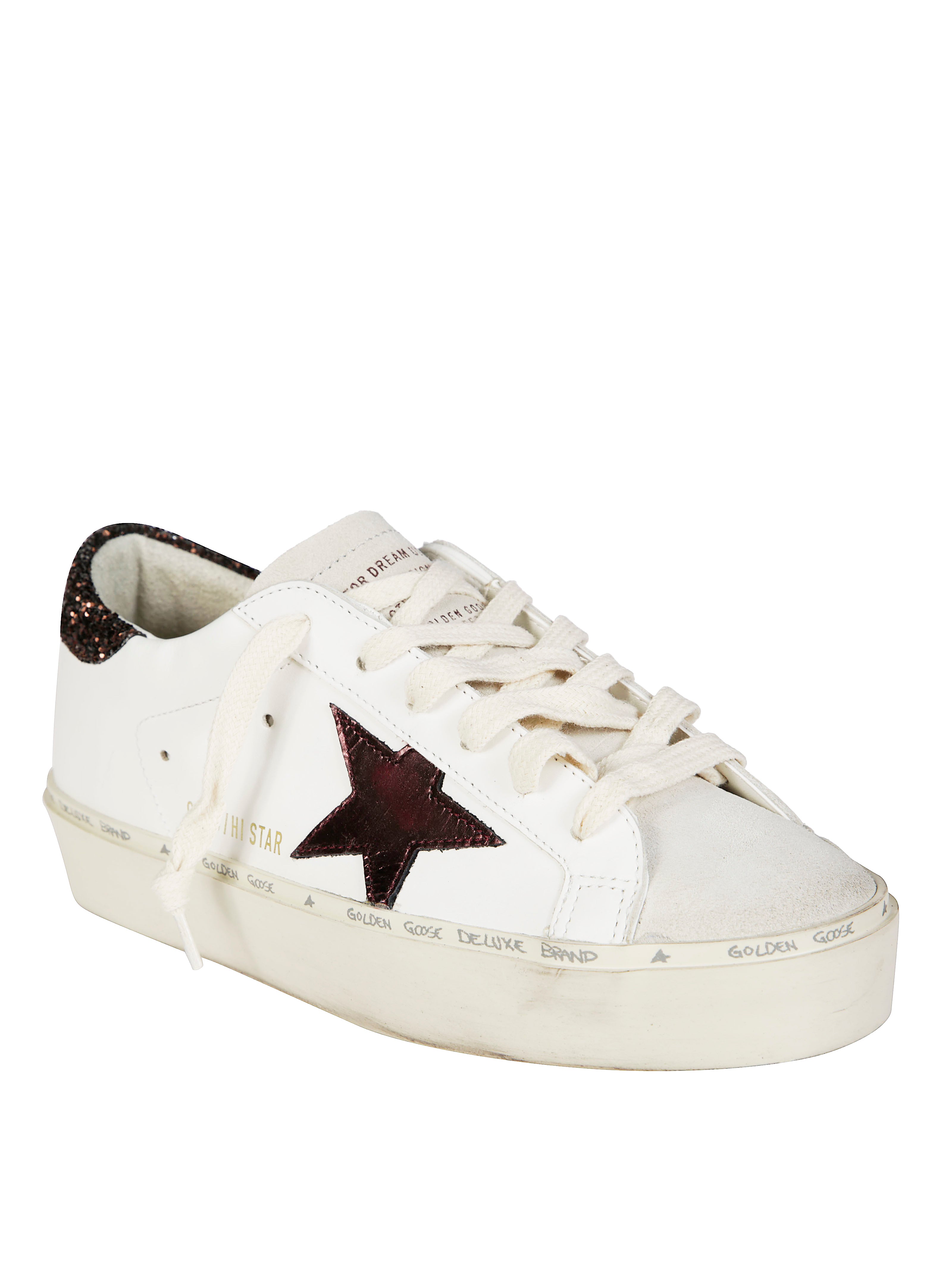 GOLDEN GOOSE Hi Star Platform Sneakers