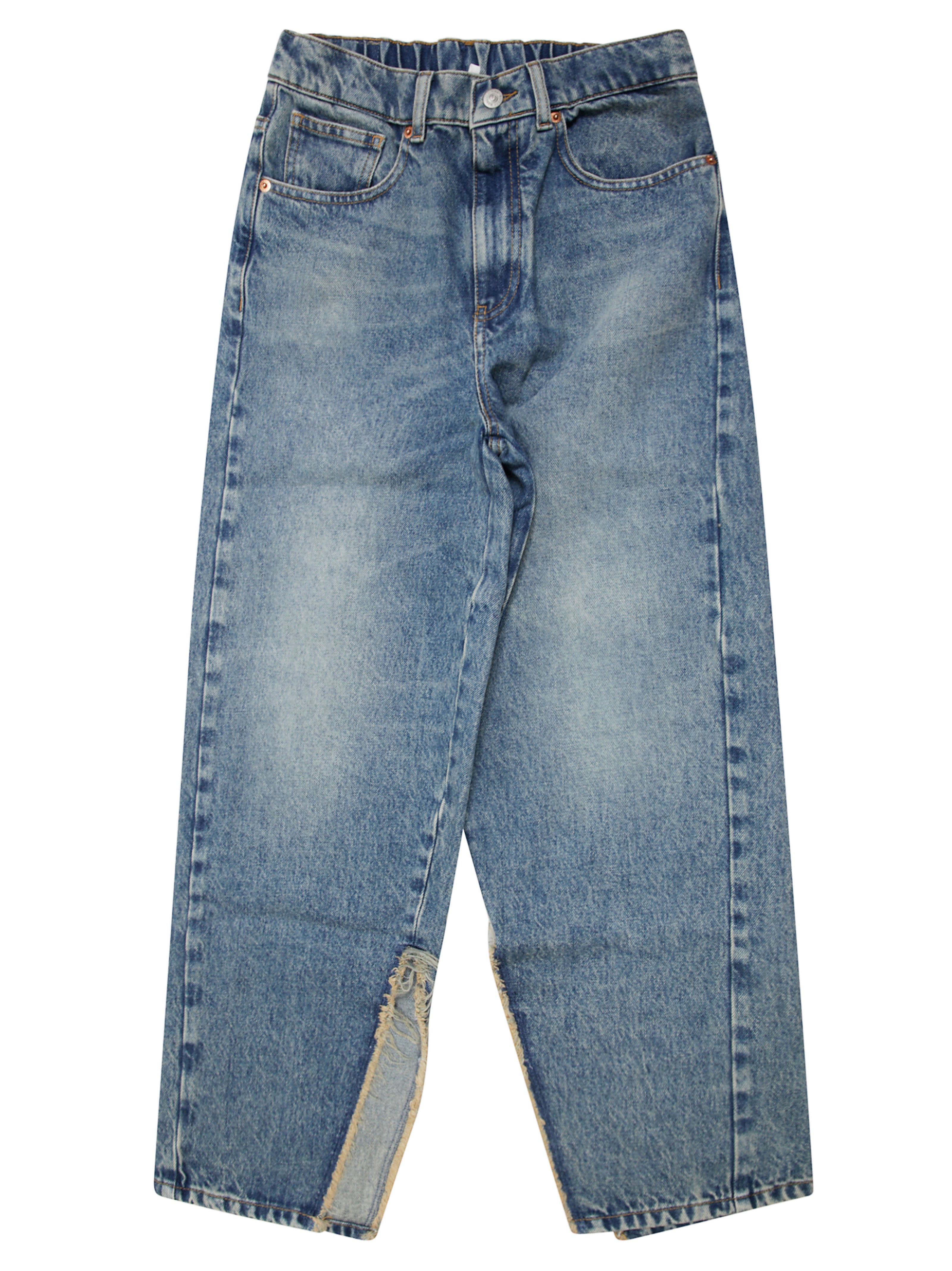 MM6 Wide-Leg Ankle-Cut Jeans