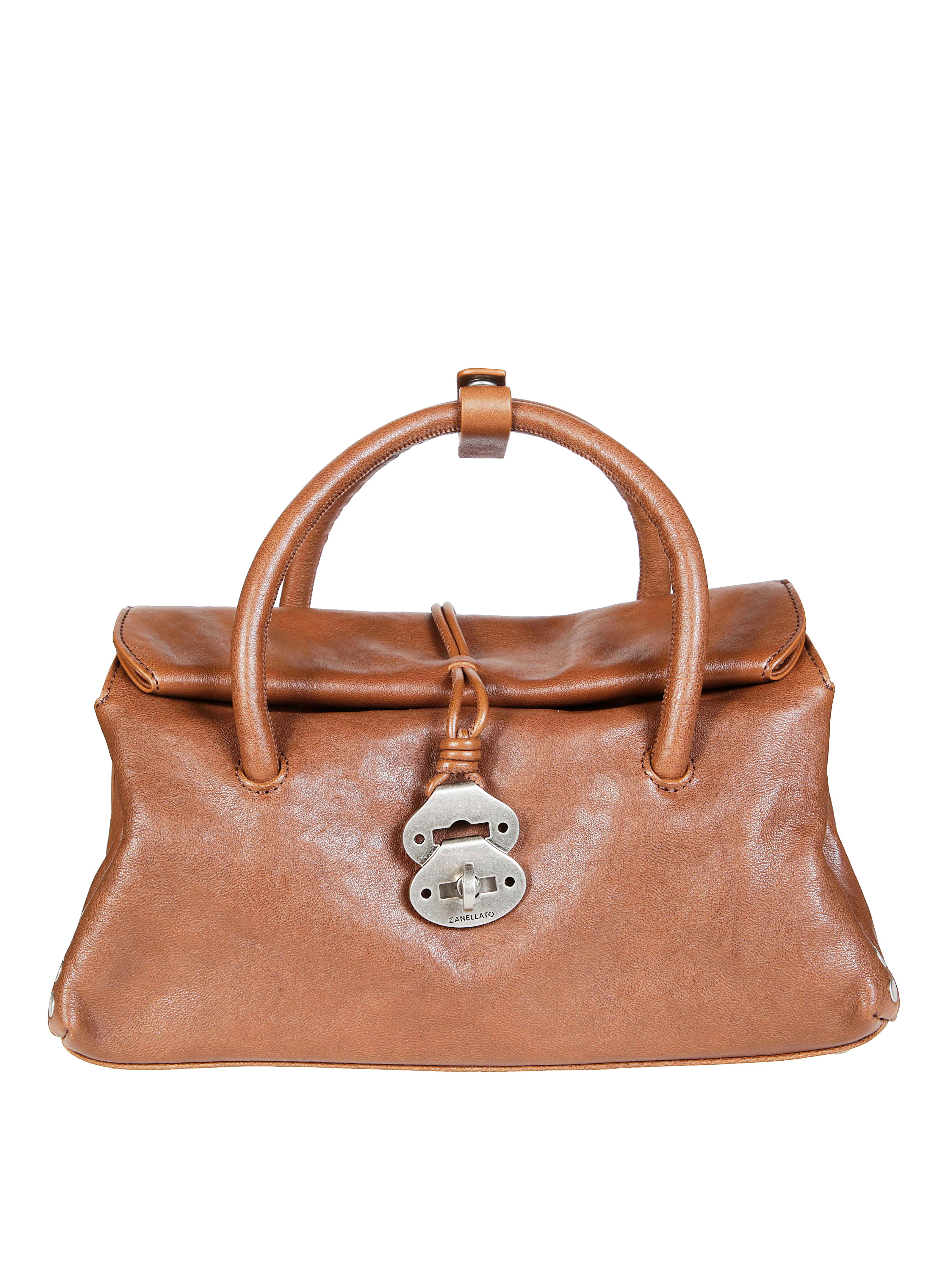 ZANELLATO Vintage Mini Leather Tote Bag