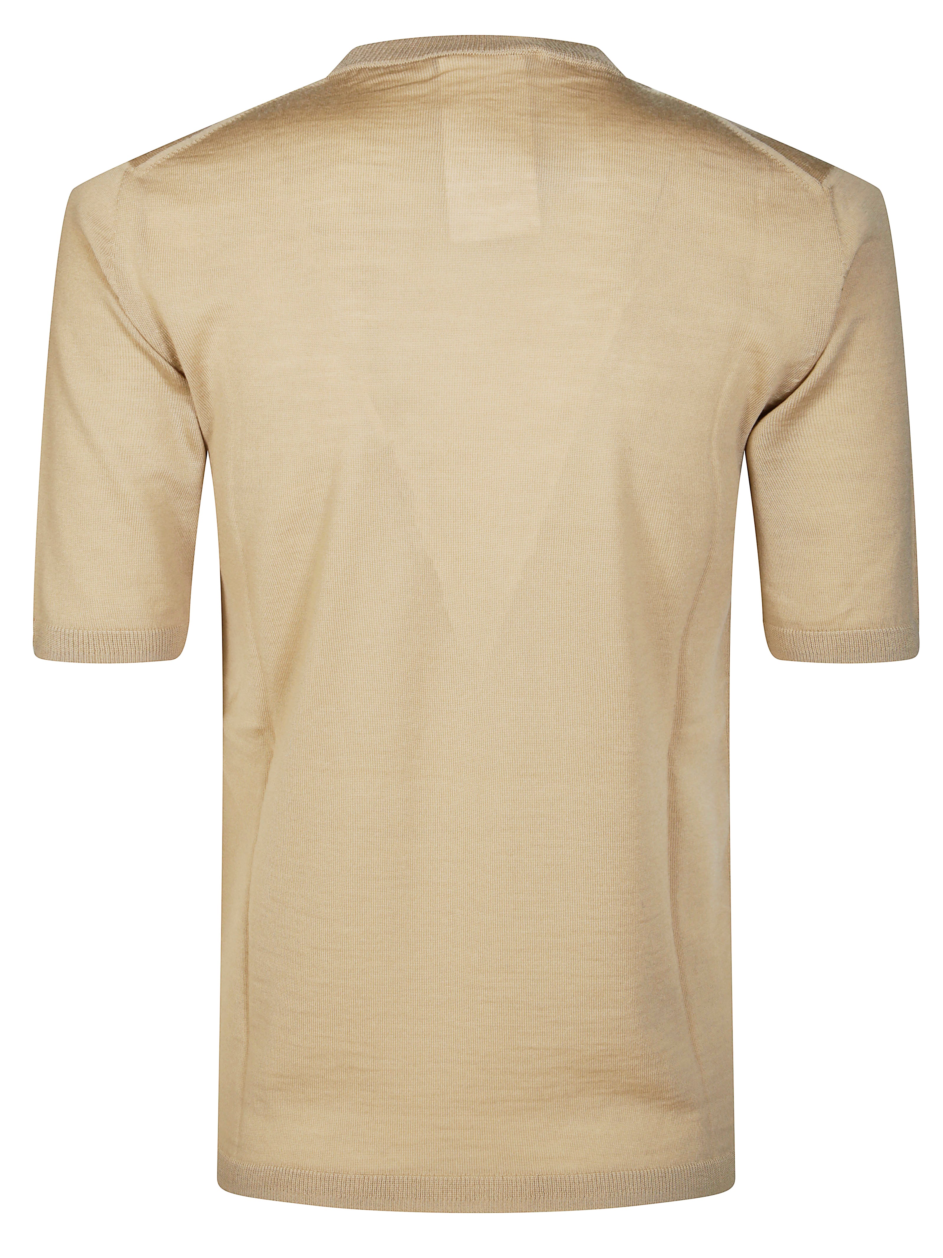 MAX MARA Classic Wool Short Sleeve Sweater for Men