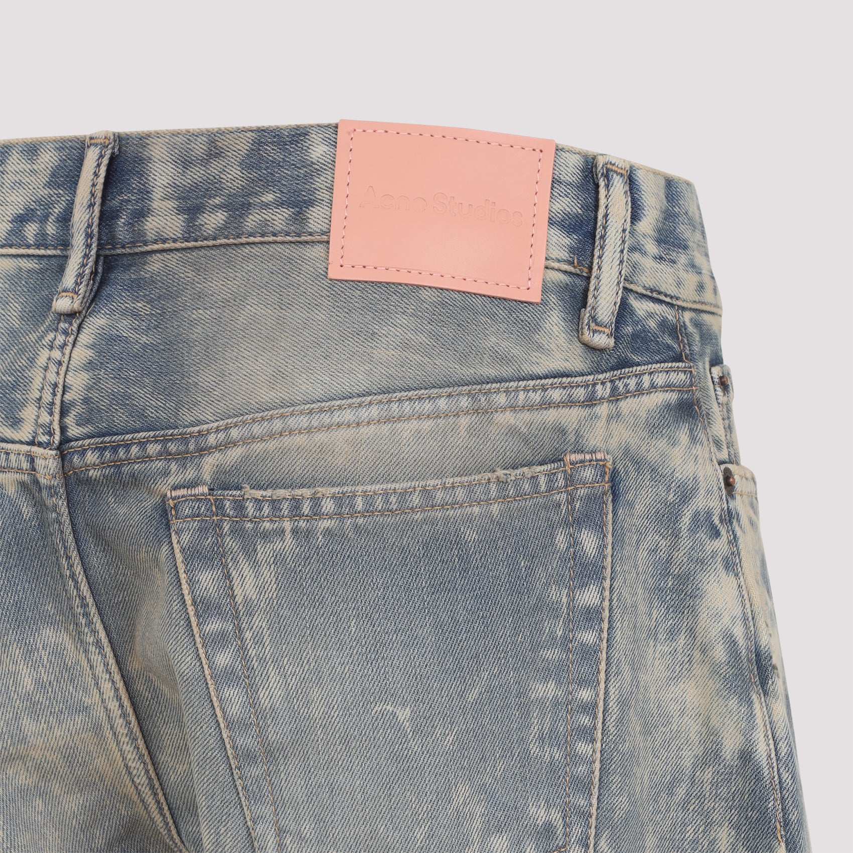 ACNE STUDIOS Loose Bleached Denim Jeans - Size 26
