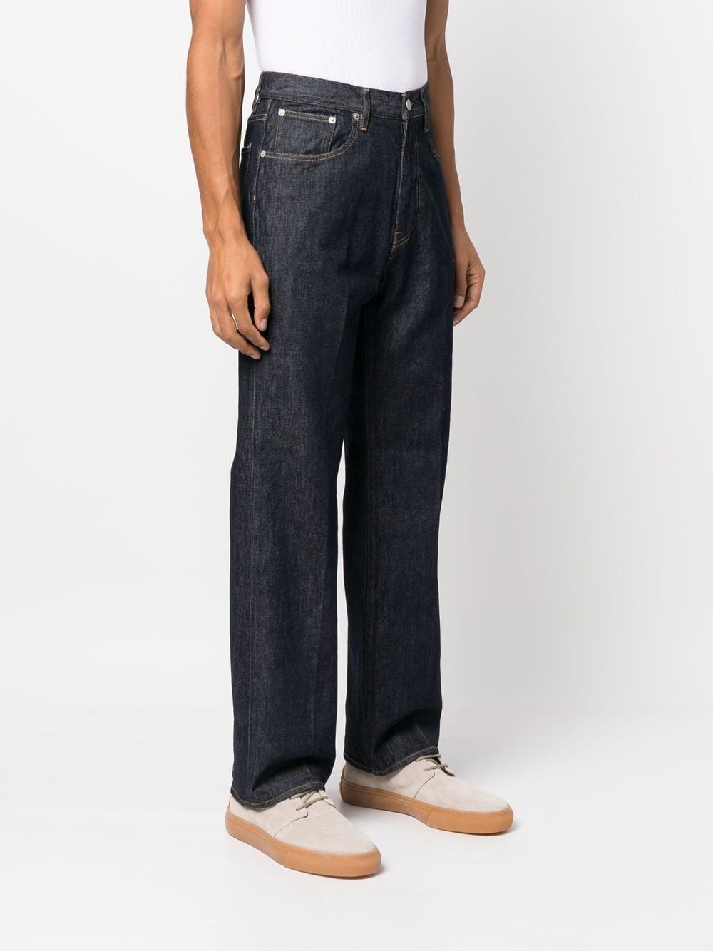 AURALEE Twist Denim Cotton Jeans for Men