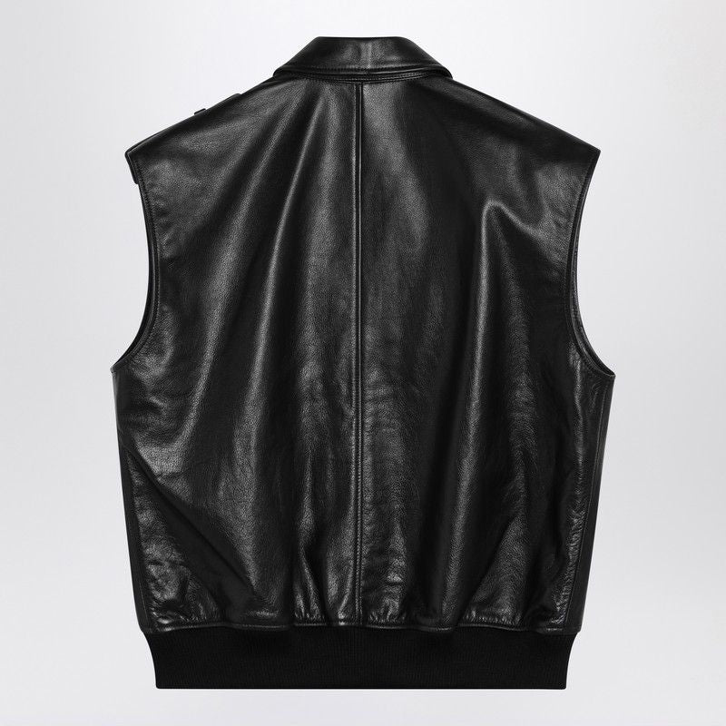 ANINE BING Sonnie Mini Leather Gilet