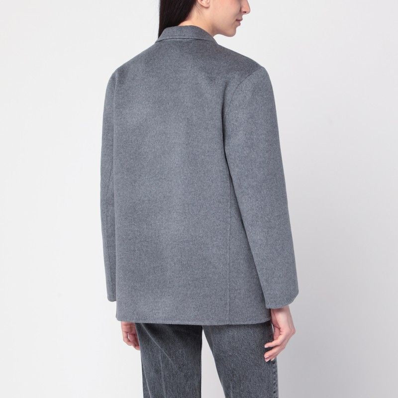 ANINE BING Classic Single-Breasted Wool and Cashmere Jacket for Women