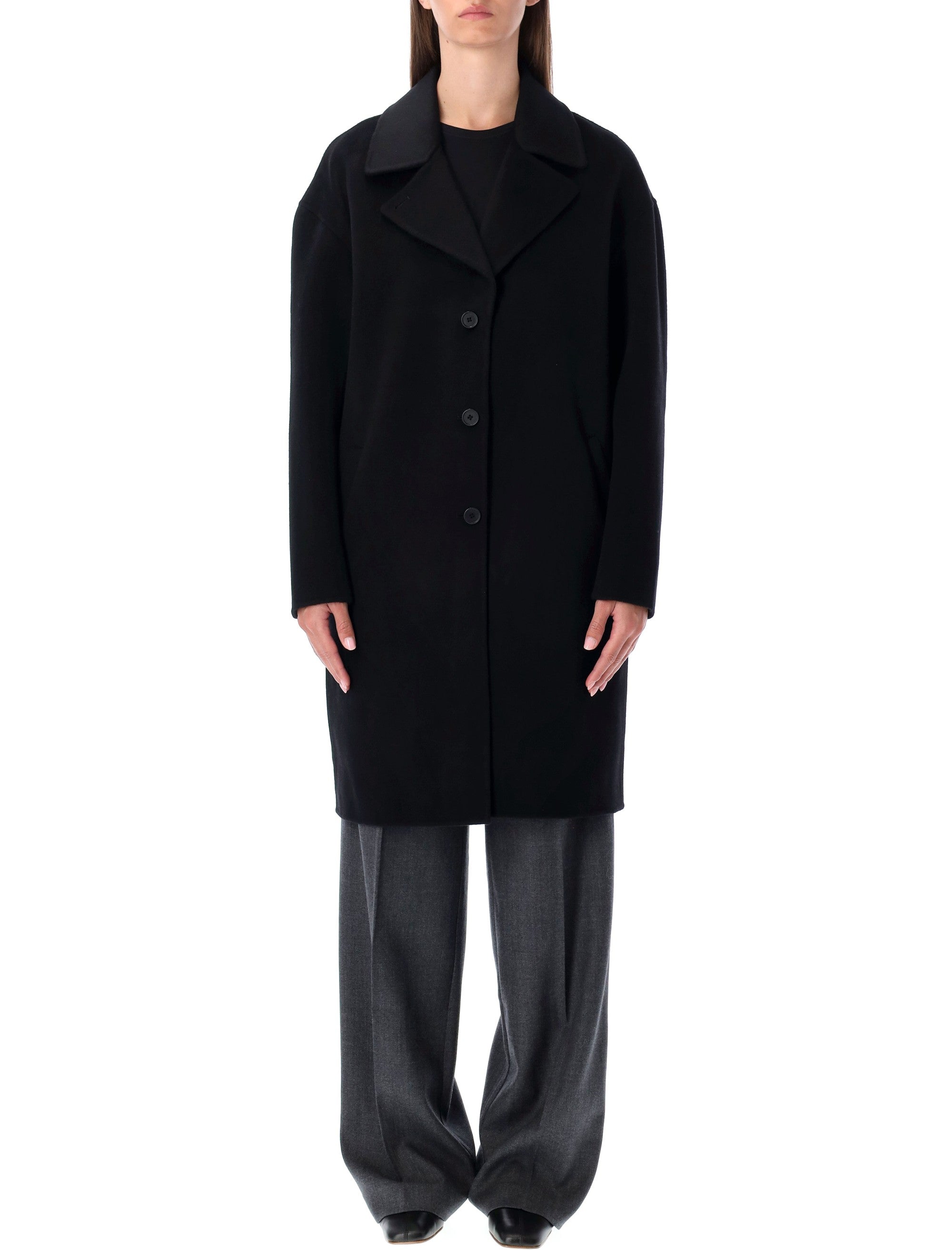 ANINE BING Oversized Wool Blend Jacket - Size S