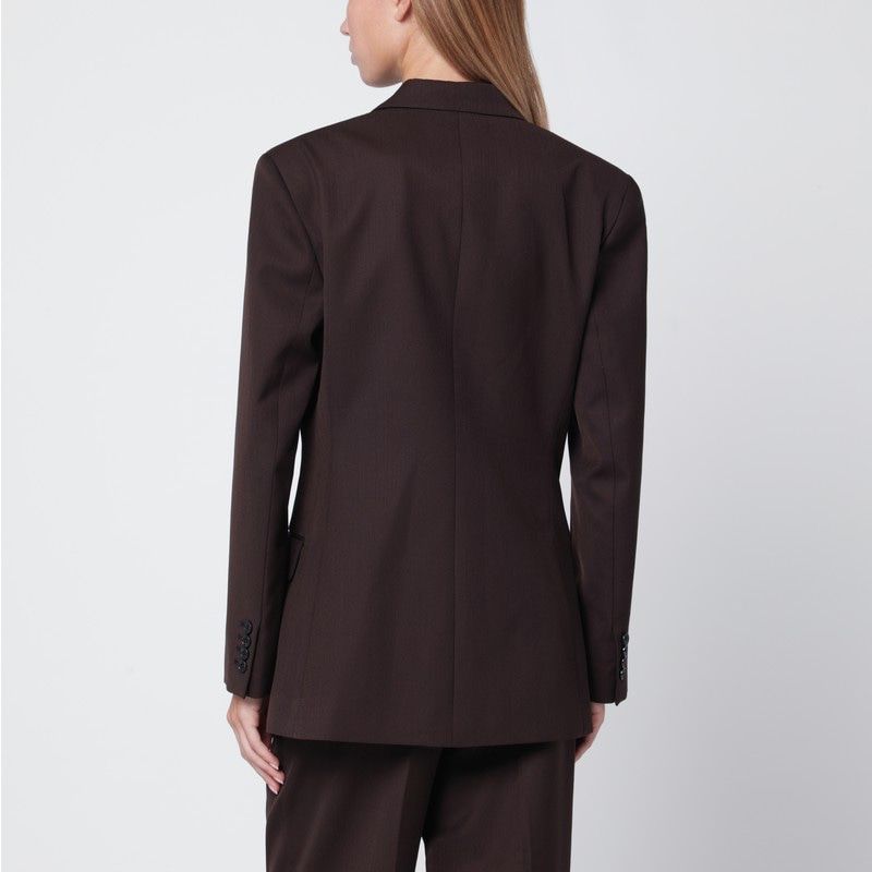 ANINE BING Wool Blend Jacket with Pointed Lapels for Women - FW25
