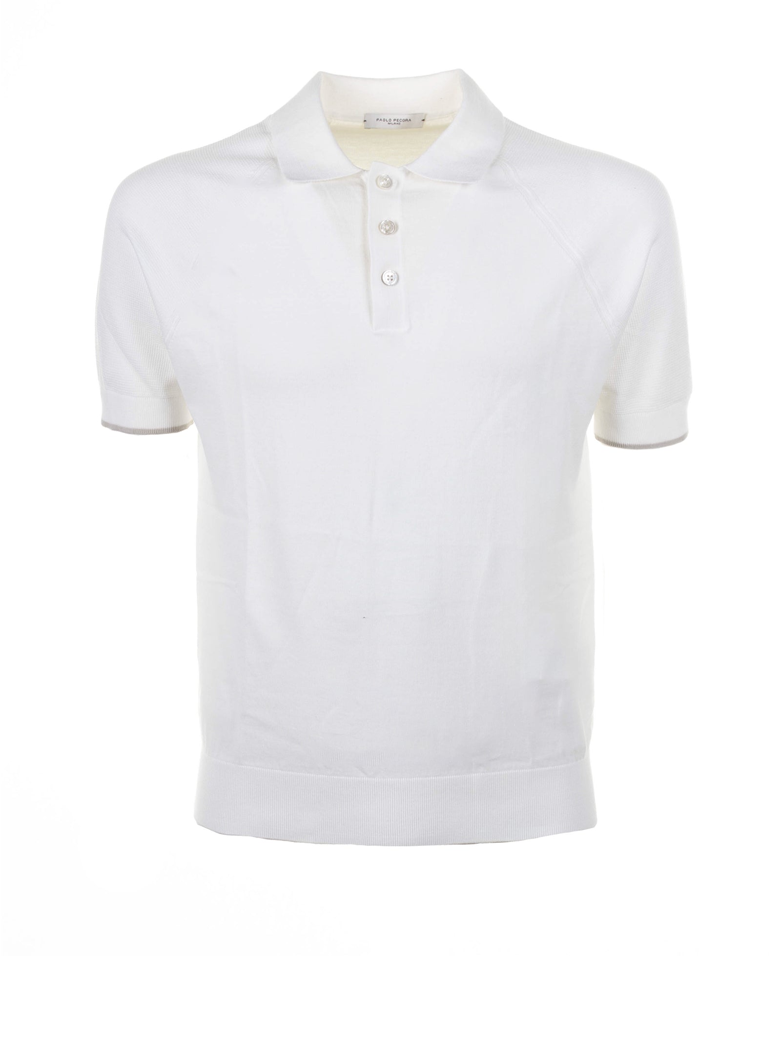 PAOLO PECORA Men's Short-Sleeved Polo Shirt - SS24 Collection