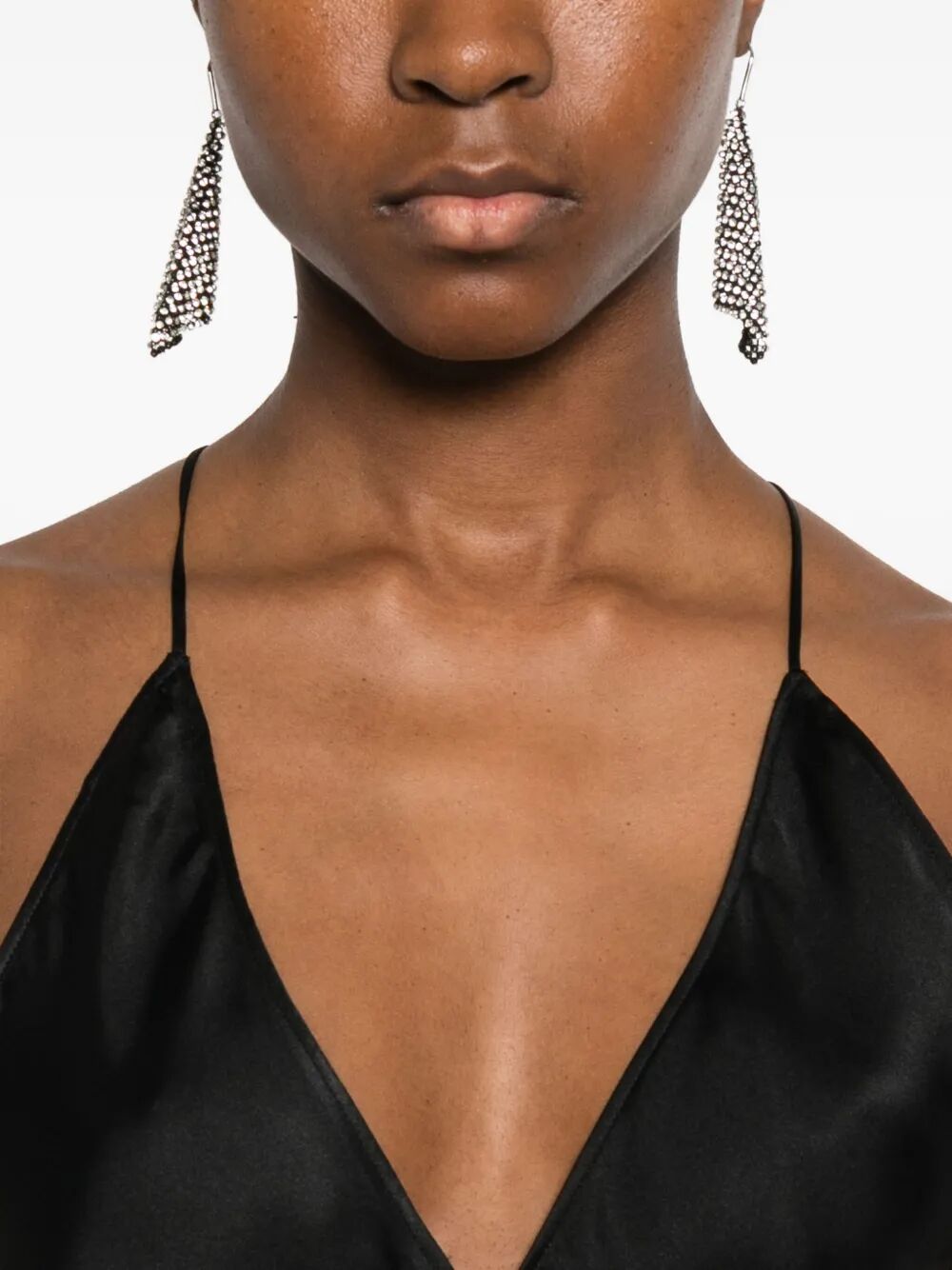 ANINE BING Mini Silk Blend Dress