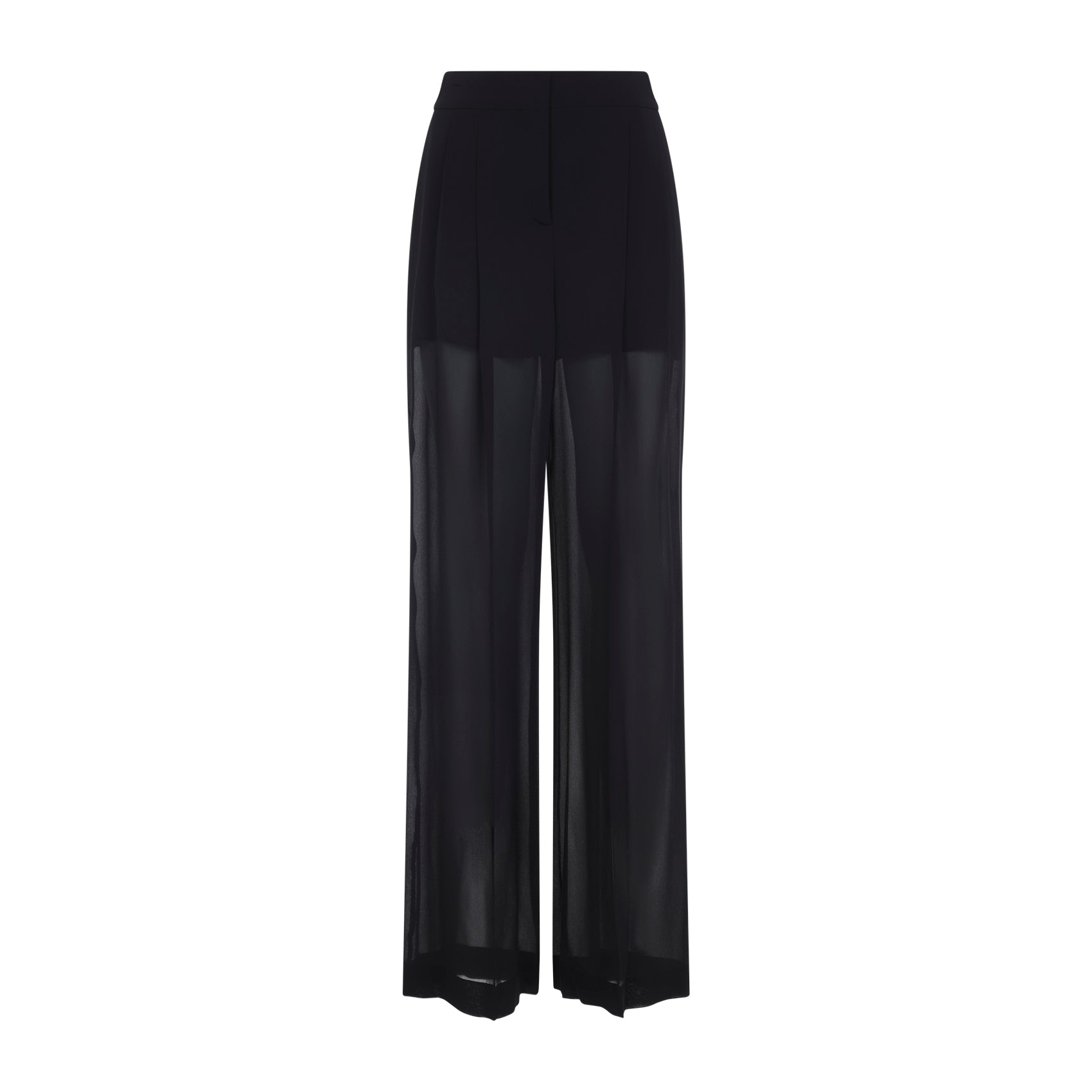 ALBERTA FERRETI Silk Georgette Pants for Women - FW25 Collection