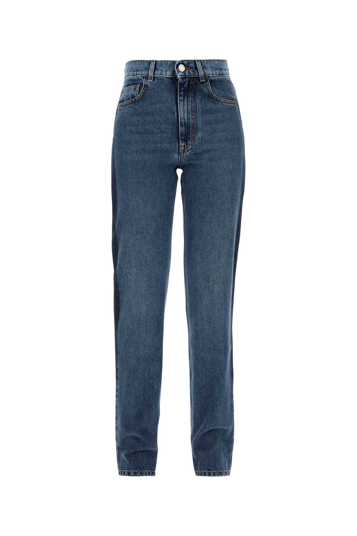 PHILOSOPHY DI LORENZO SERAFINI Denim Trousers for Women - SS25 Collection