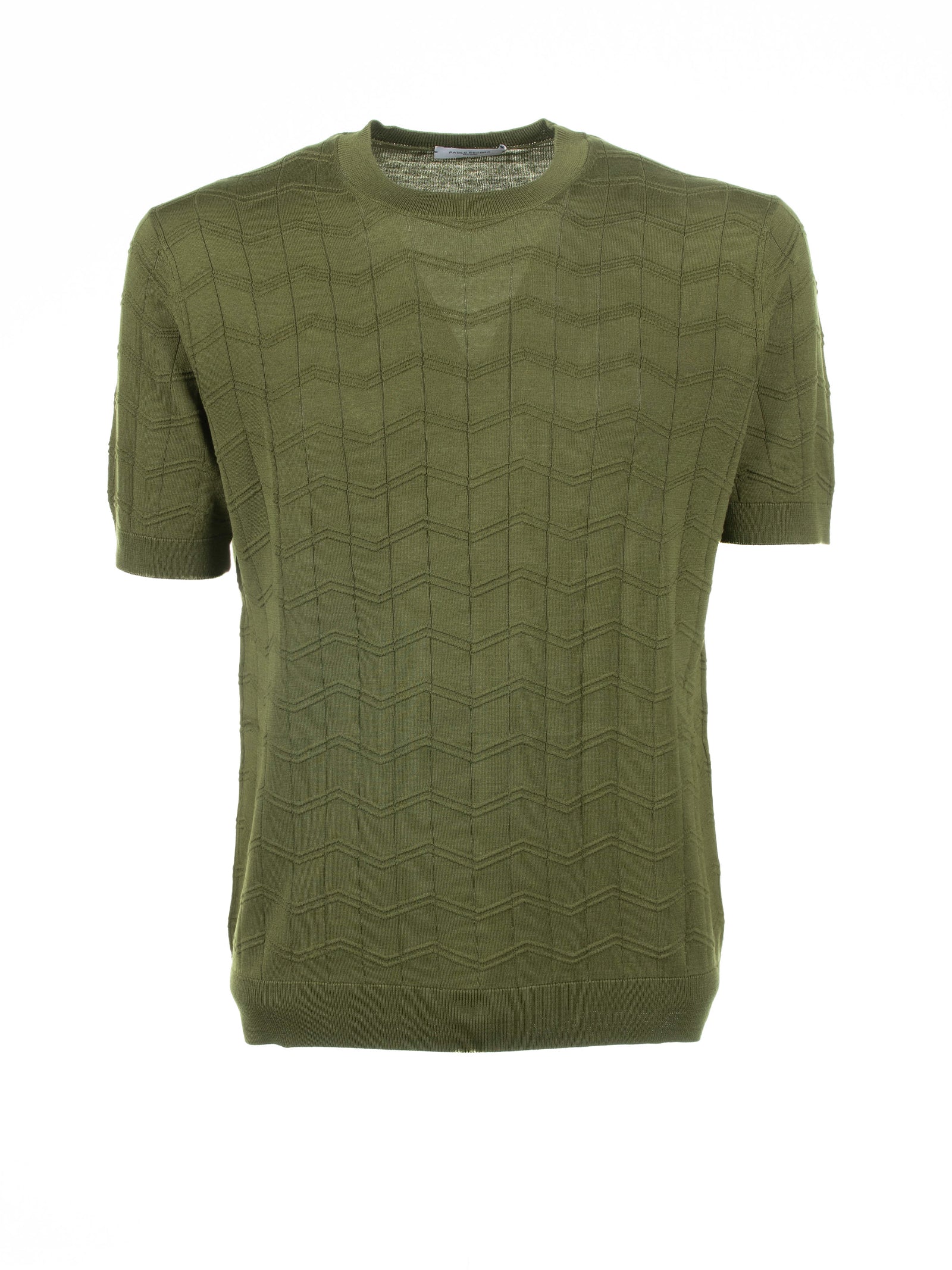 PAOLO PECORA Luxury Cotton and Silk T-Shirt for Men