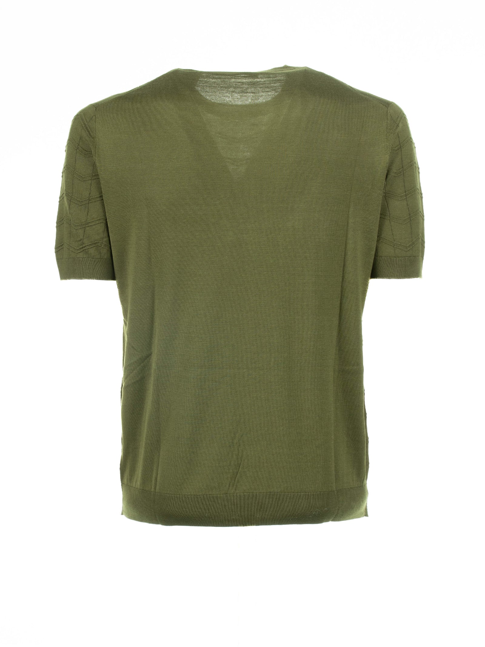 PAOLO PECORA Luxury Cotton and Silk T-Shirt for Men