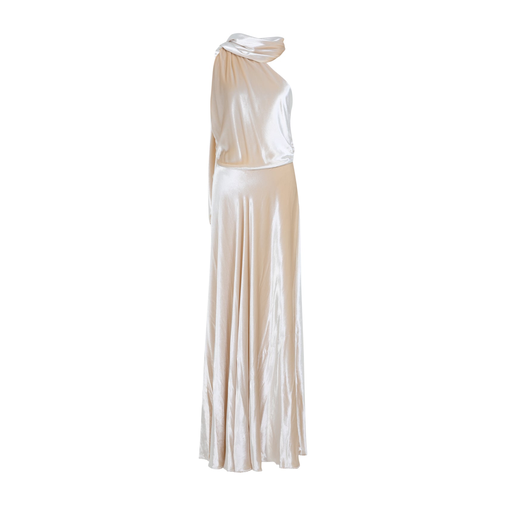 ALBERTA FERRETI Elegant Velvet Long Dress for Women
