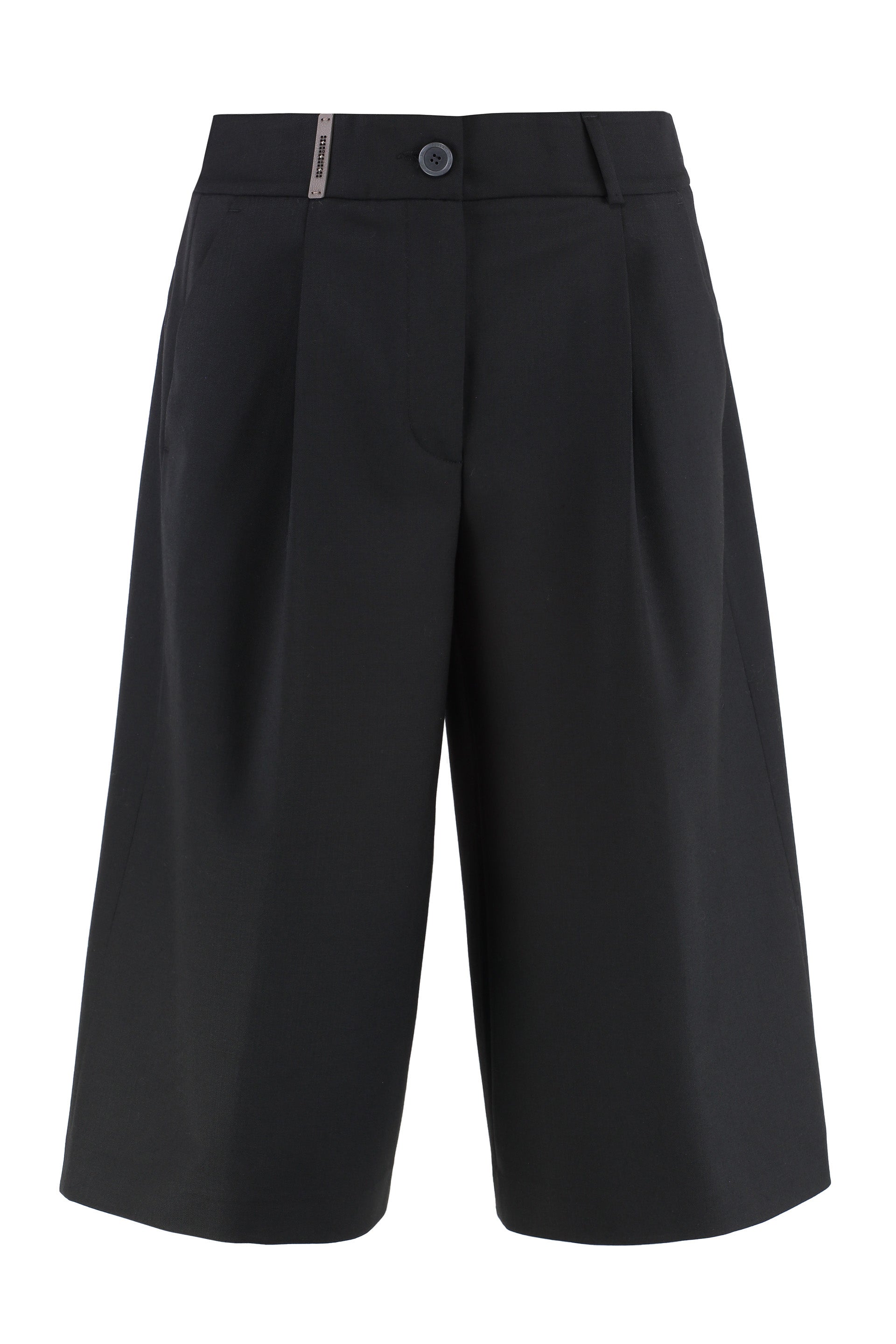 PESERICO Virgin Wool Blend Bermuda Shorts