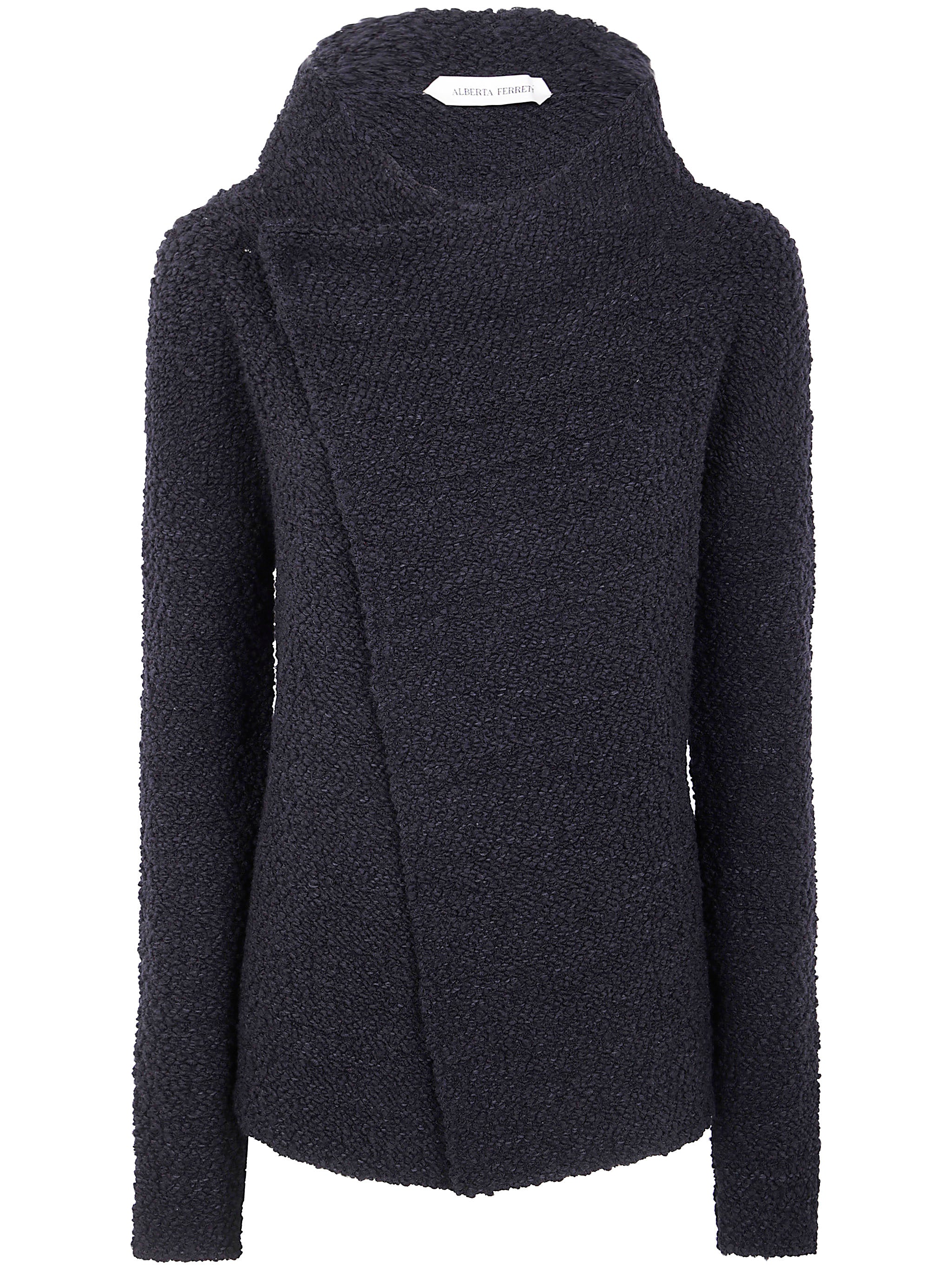 ALBERTA FERRETI Boucle Loop Wool Mix Jacket for Women