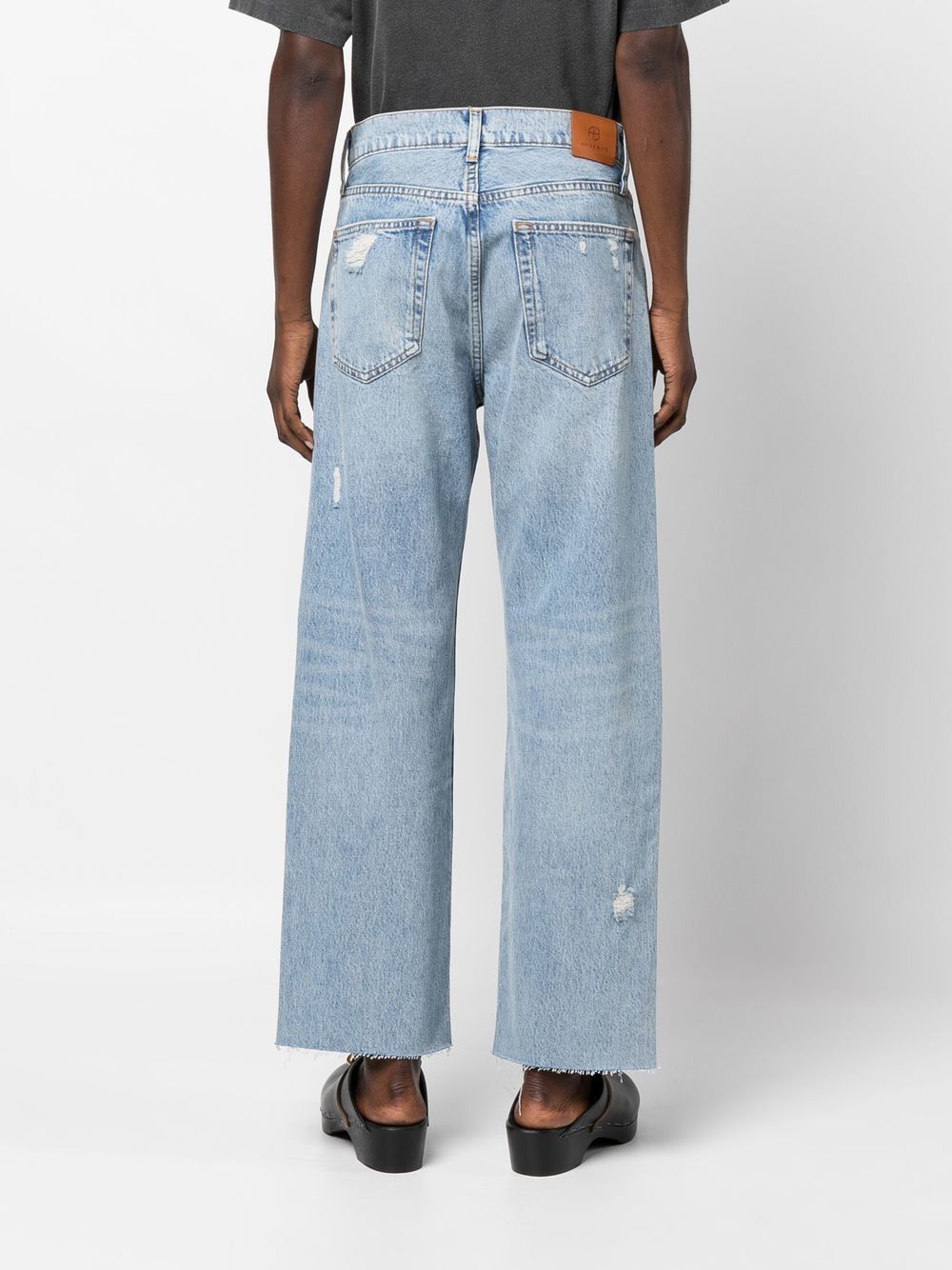 ANINE BING Gavin High-Waisted Denim Pants for Women