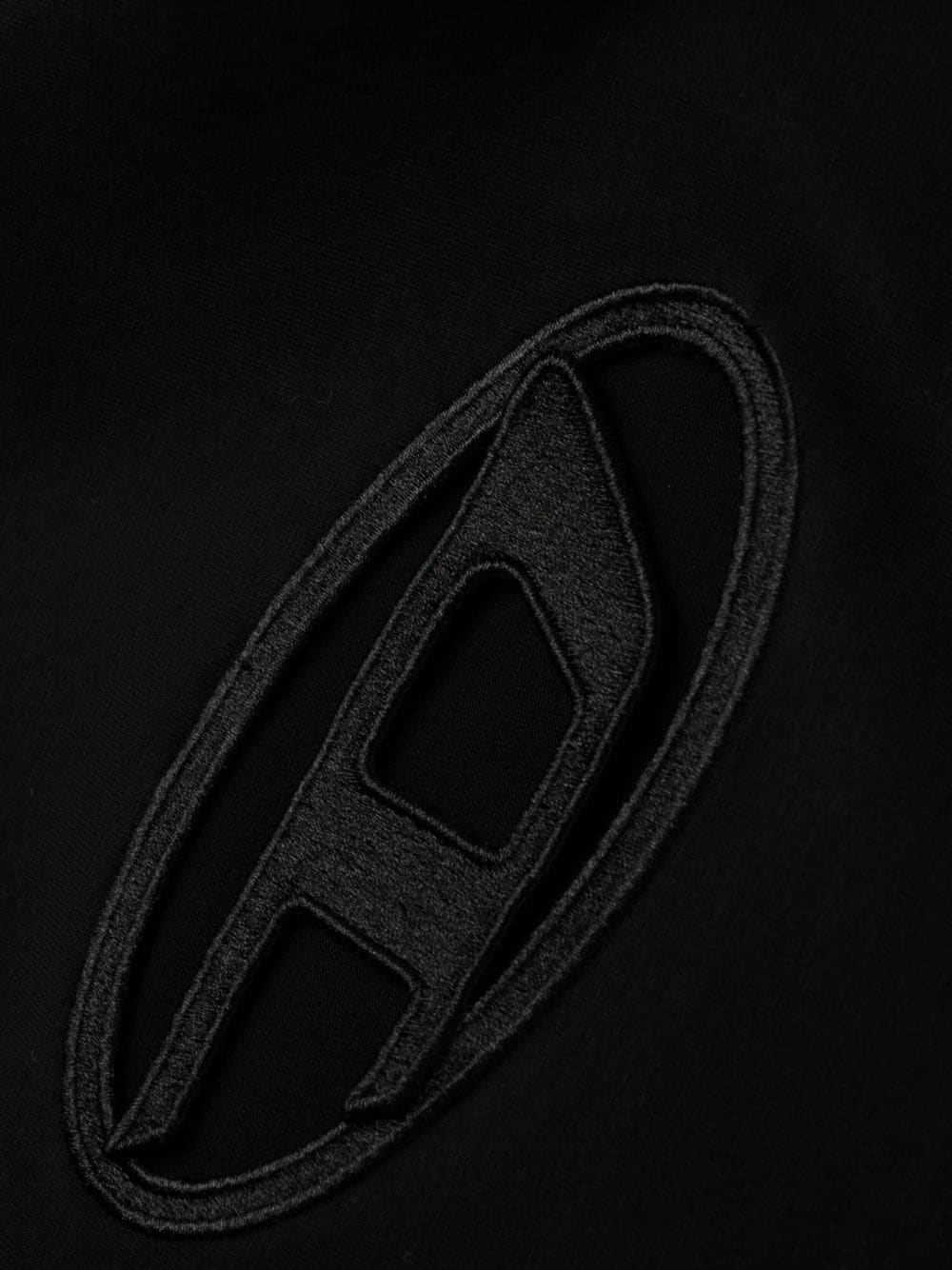 DIESEL Women's Stretch-Cotton Mini Dress with Cut-Out Detailing