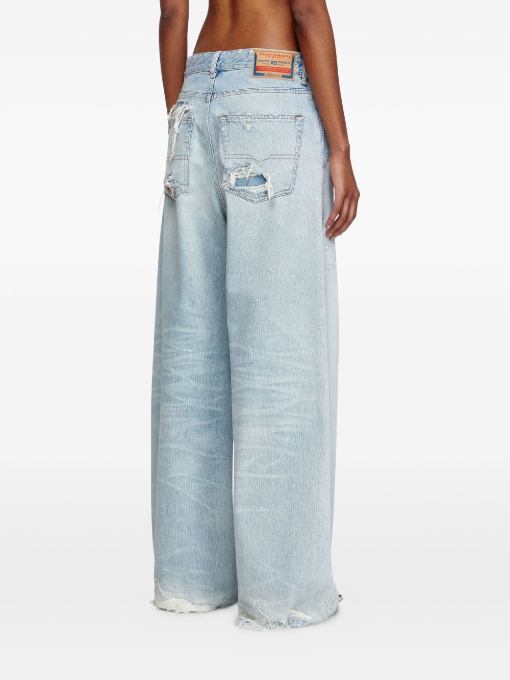 DIESEL Relaxed Fit Wide Leg Jeans - Size 26