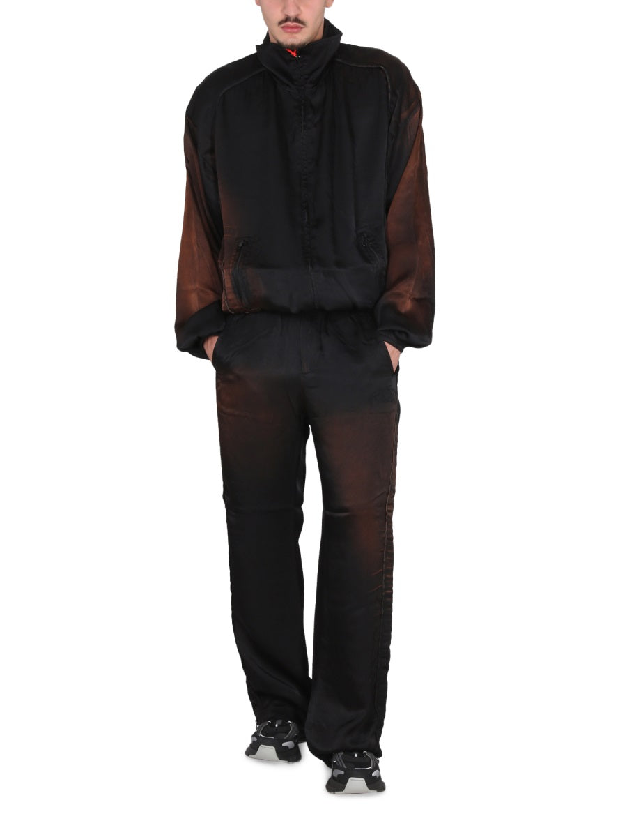 DIESEL Relaxed Fit Pants with Elastic Waistband