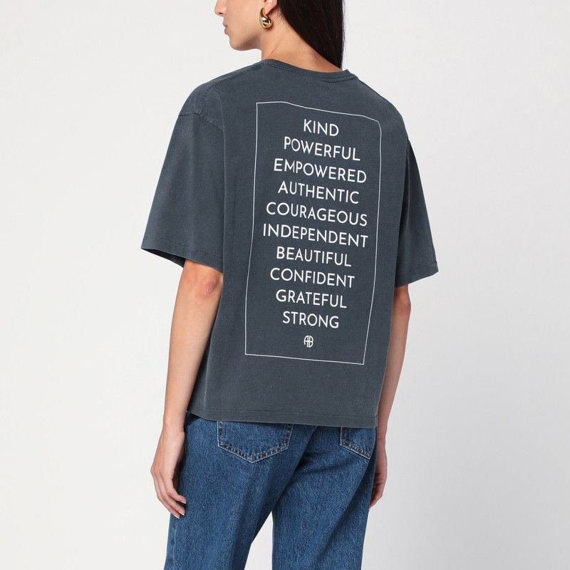 ANINE BING Empowerment Crew Neck T-Shirt
