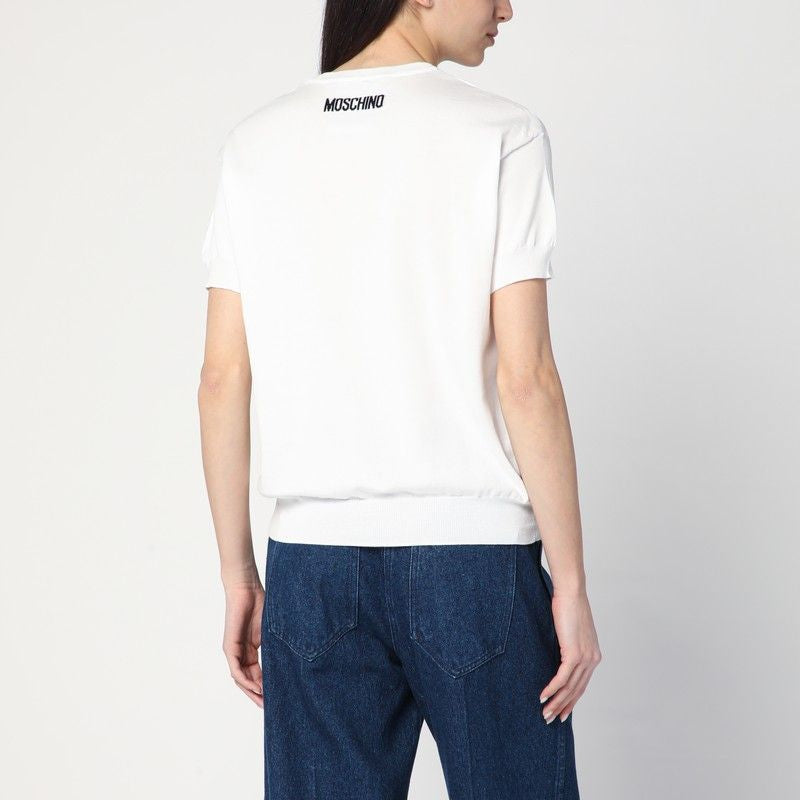 MOSCHINO COUTURE Get Happy Cotton Sweater - Women's - SS25