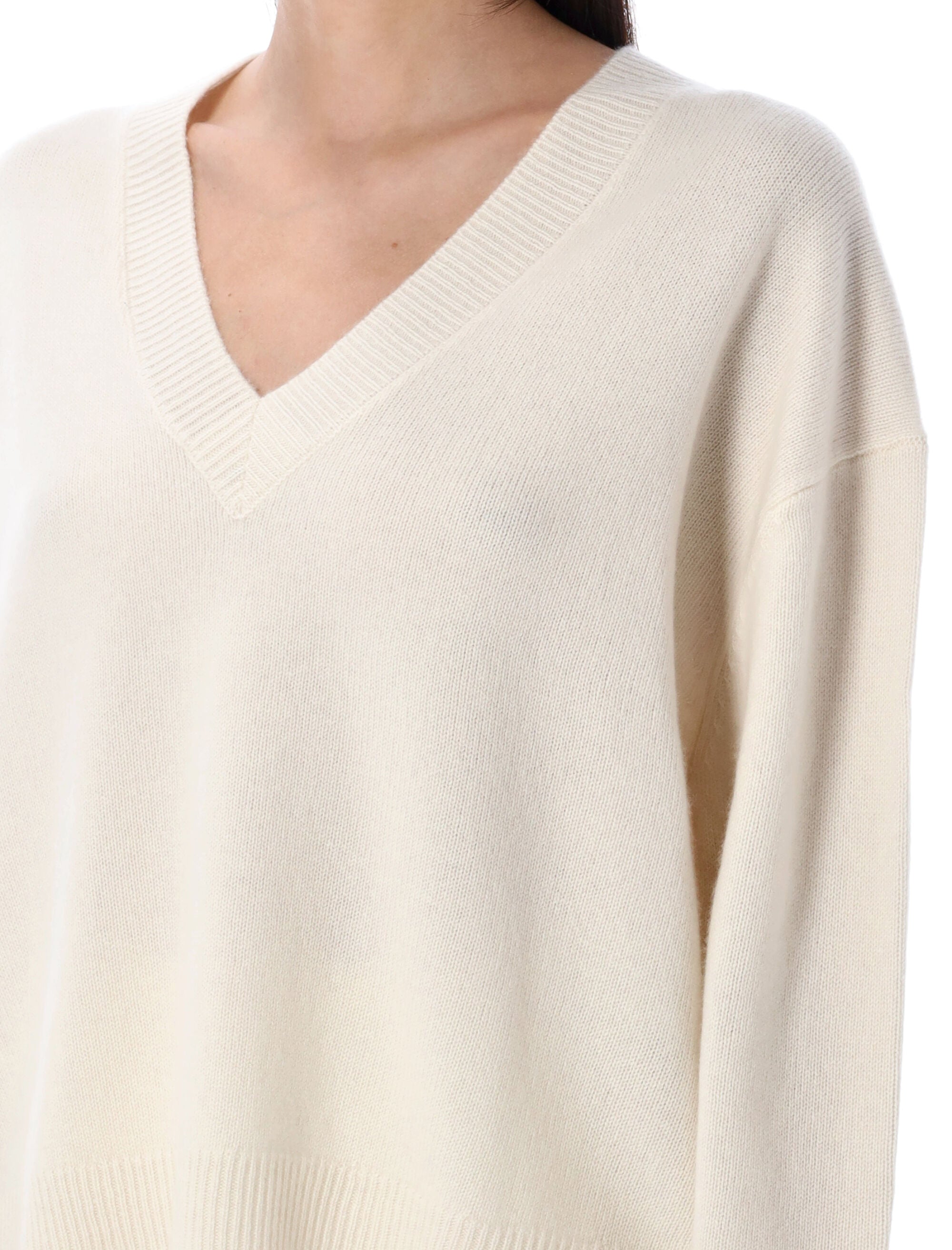 ANINE BING Lee V-Neck Sweater - Women's Size S